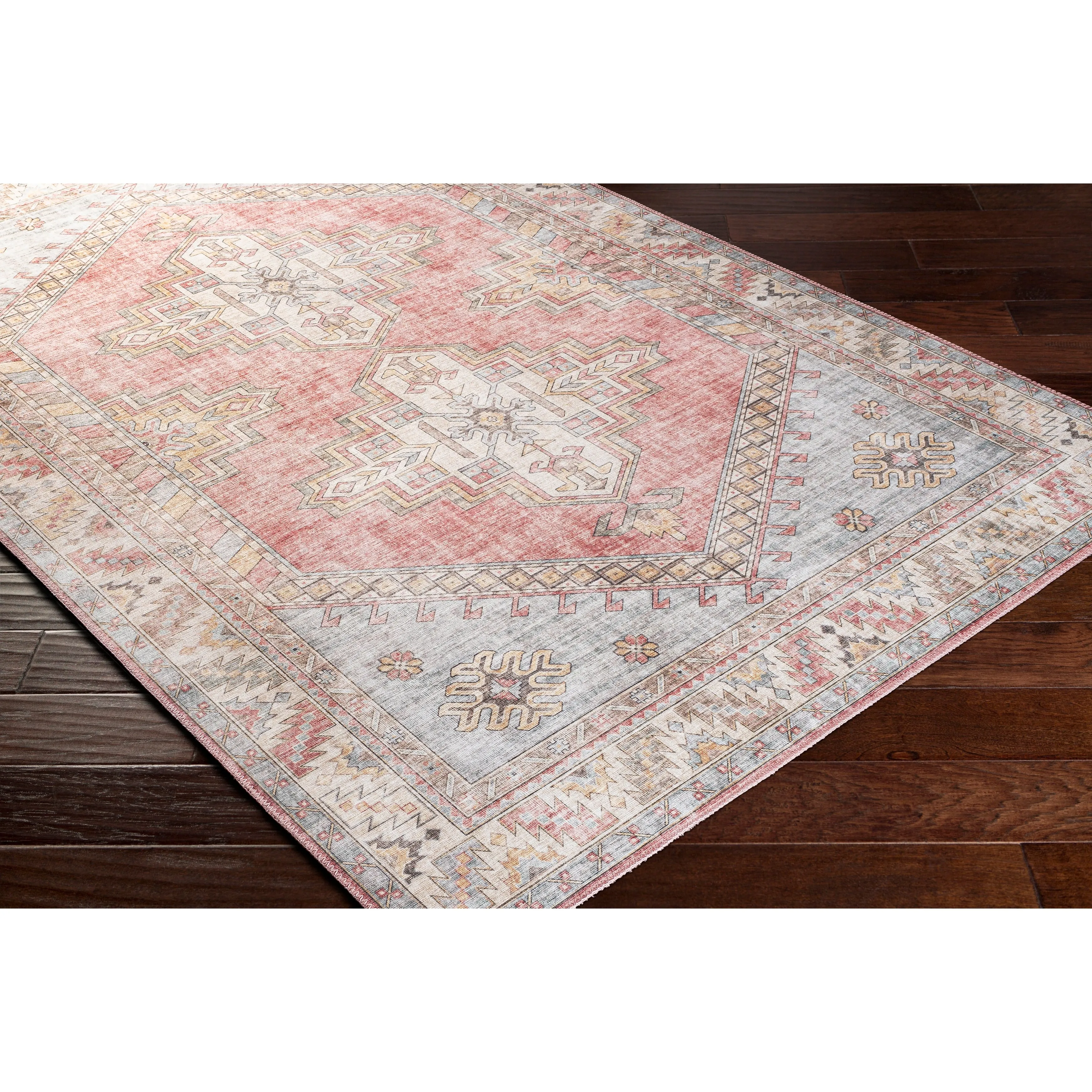 Livabliss Lilibet Persian Diamond Printed Area Rug