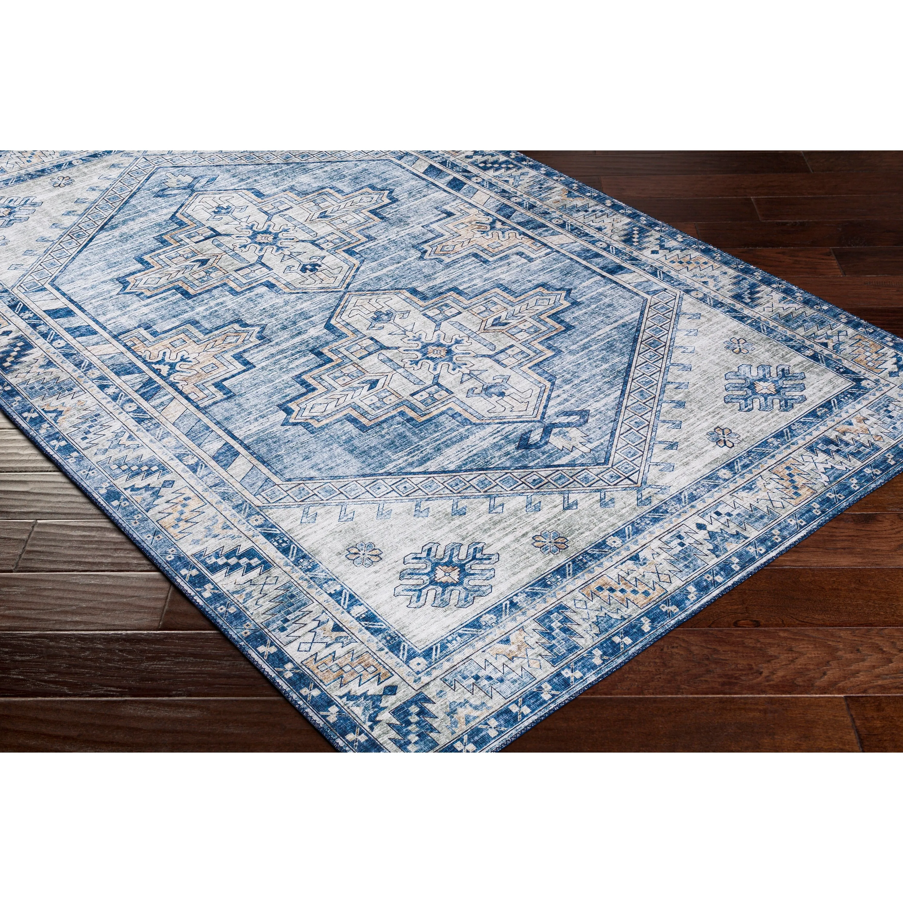 Livabliss Lilibet Persian Diamond Printed Area Rug