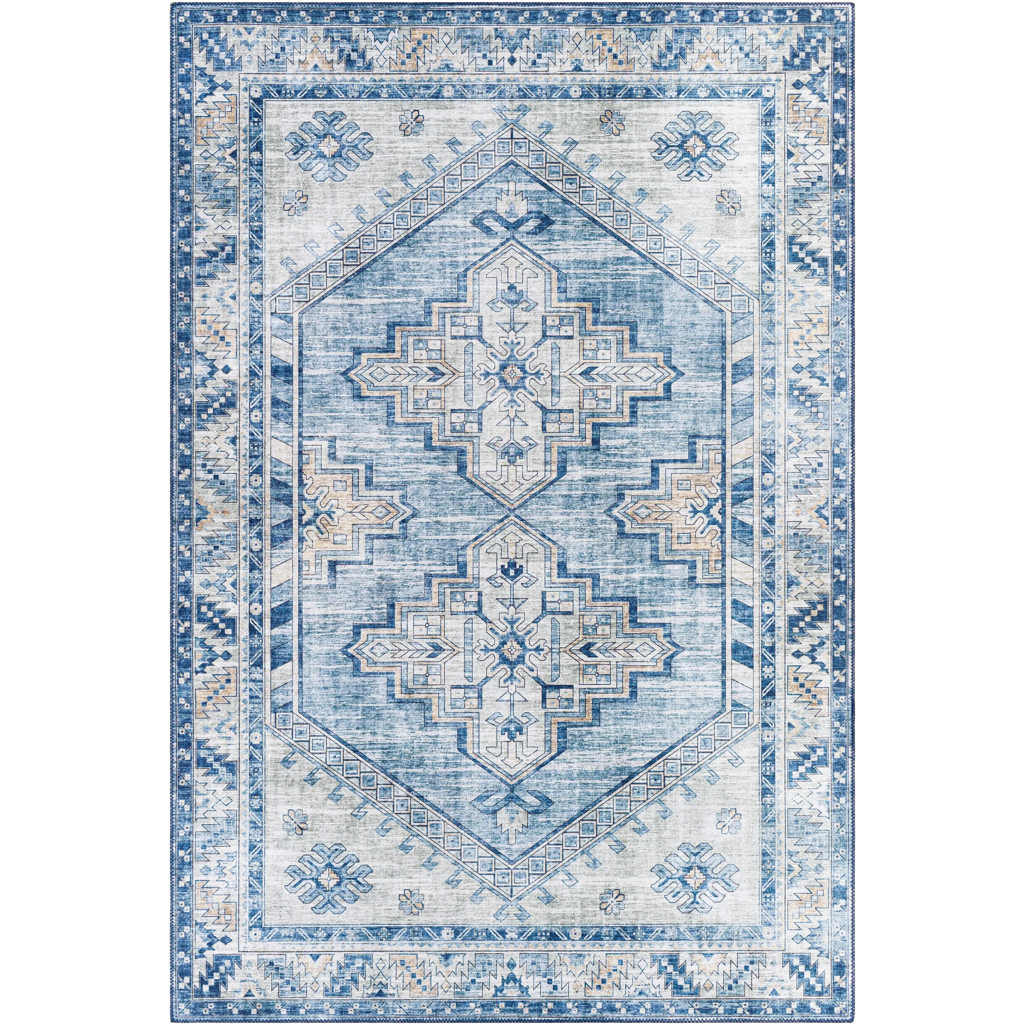 Livabliss Lilibet Persian Diamond Printed Area Rug