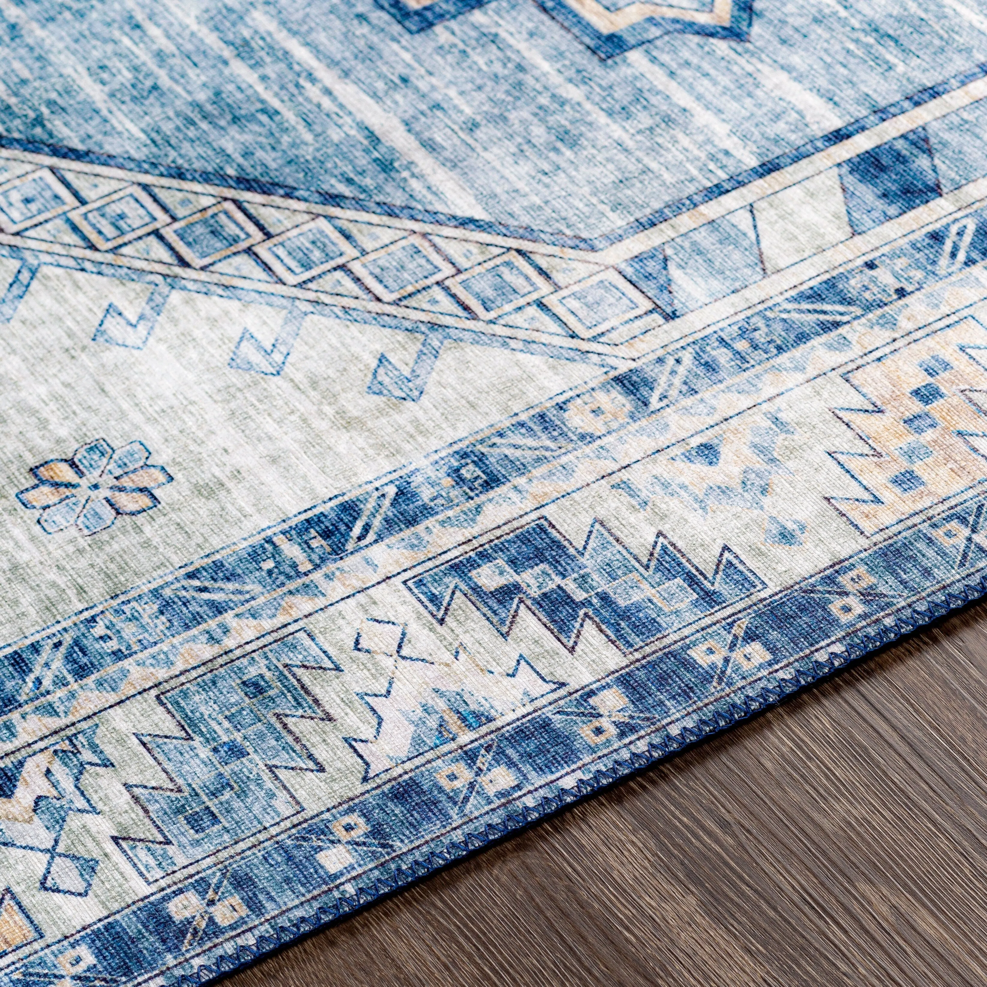 Livabliss Lilibet Persian Diamond Printed Area Rug