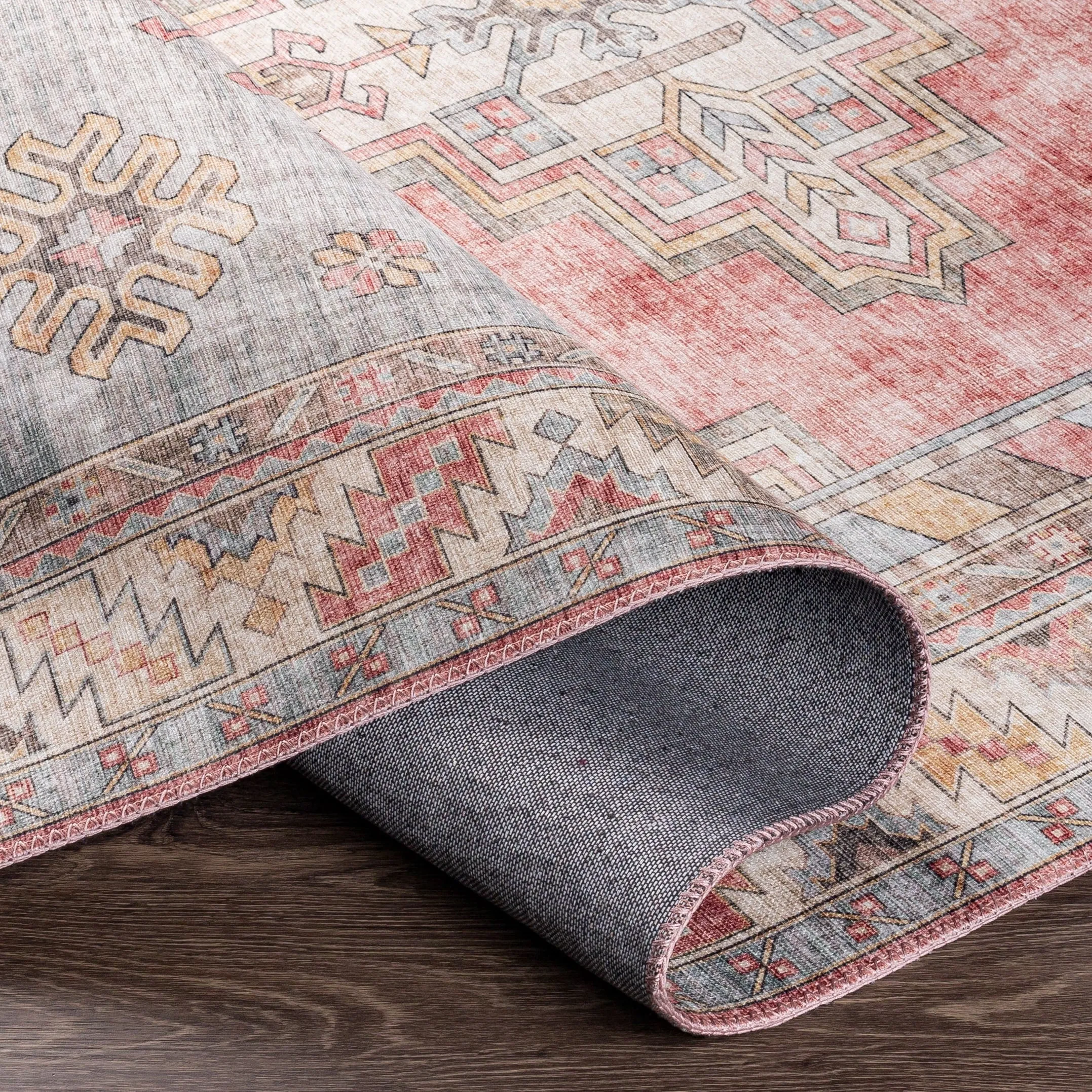 Livabliss Lilibet Persian Diamond Printed Area Rug