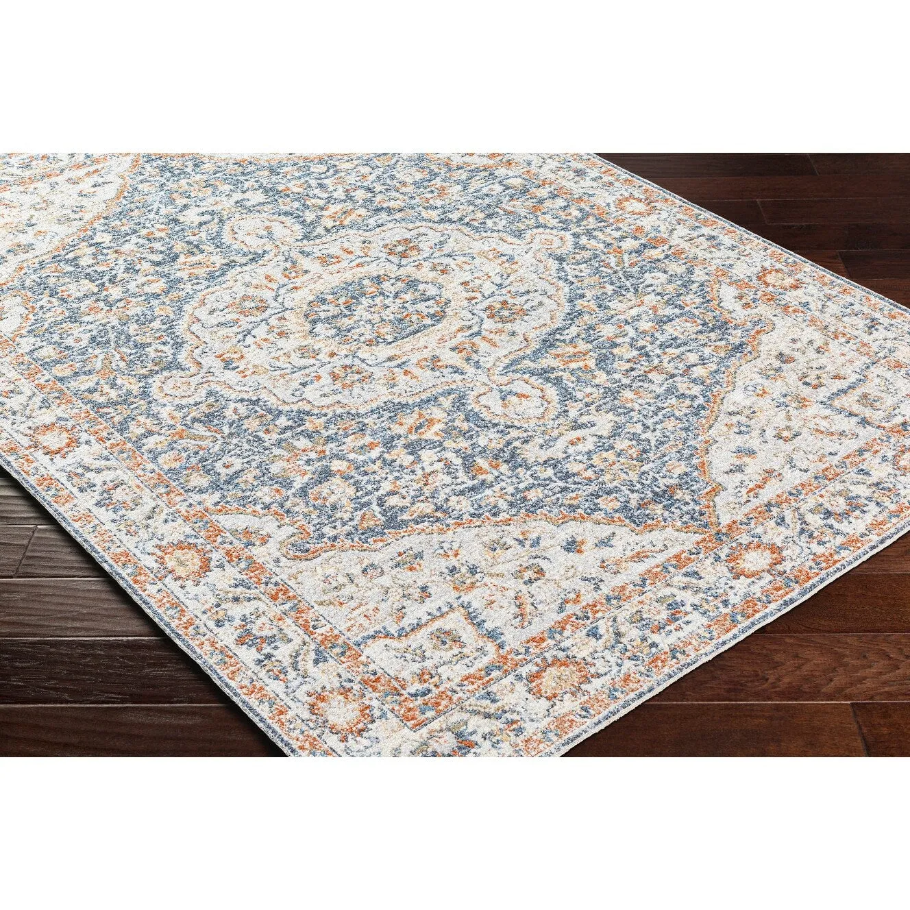 Livabliss Lillian Persian Medallion Machine Washable Area Rug