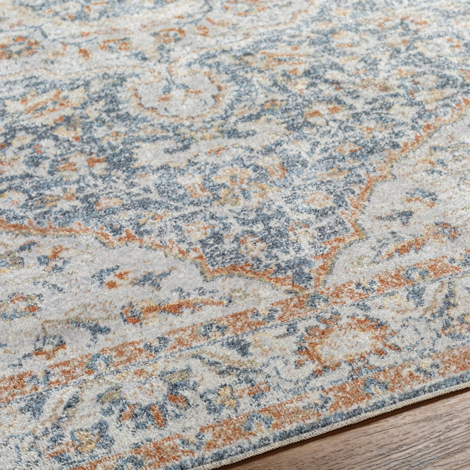 Livabliss Lillian Persian Medallion Machine Washable Area Rug