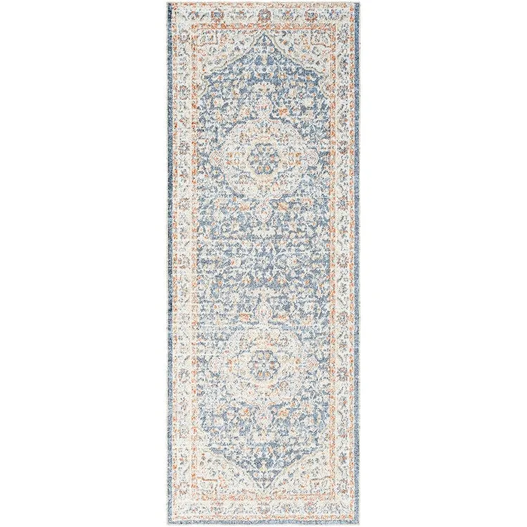 Livabliss Lillian Persian Medallion Machine Washable Area Rug
