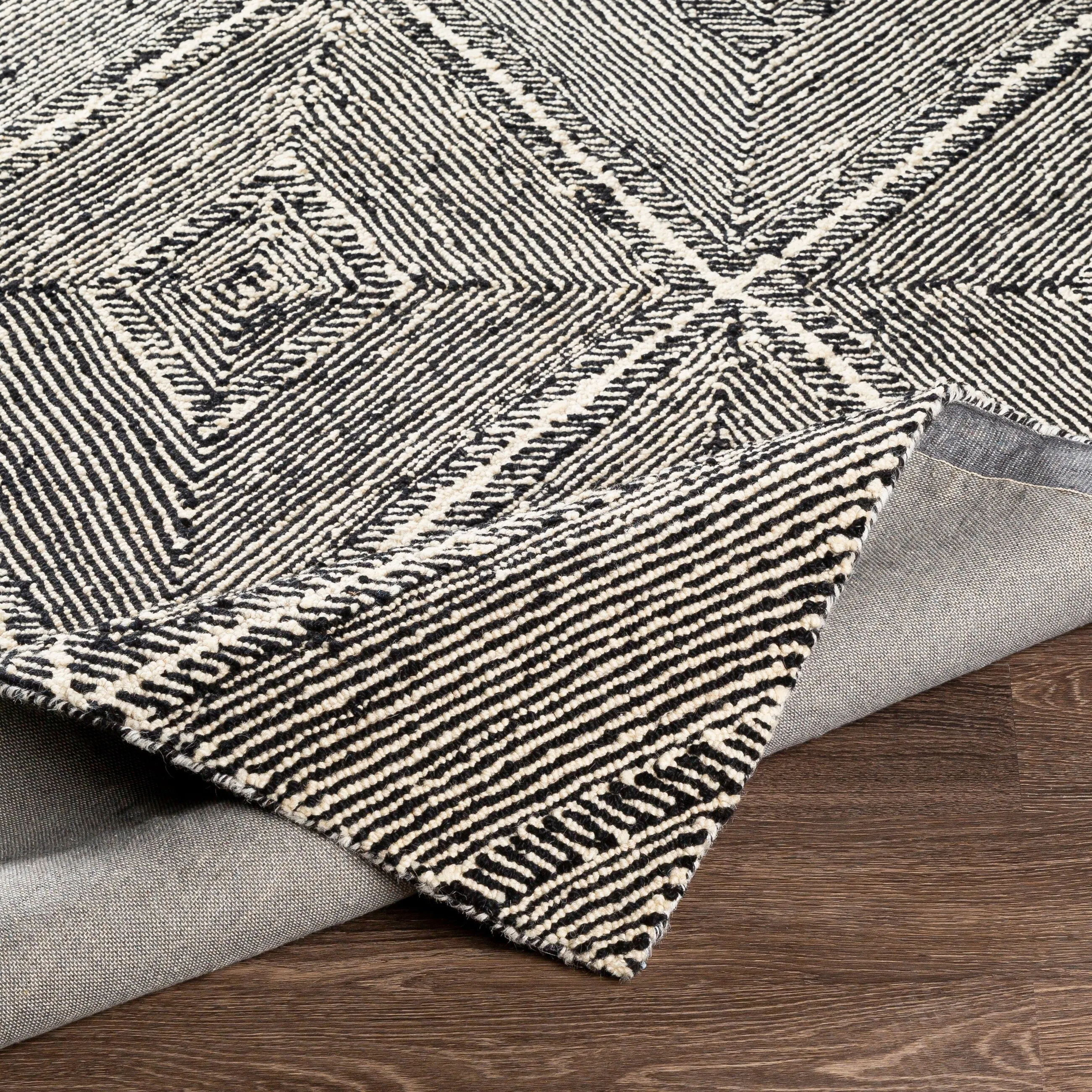 Livabliss Manu Handmade Wool Farmhouse Area Rug