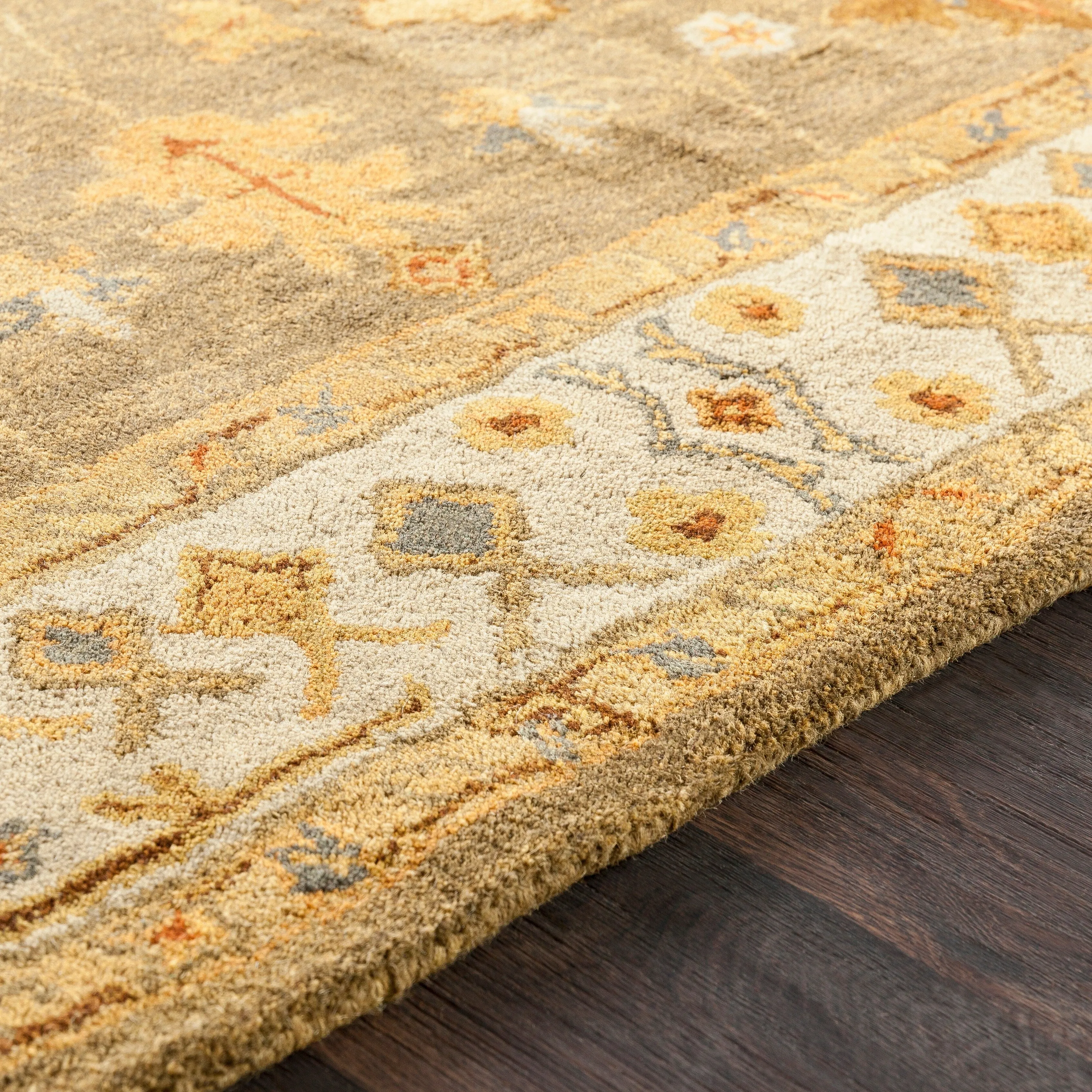 Livabliss McCoy Hand-tufted Bordered Wool Area Rug