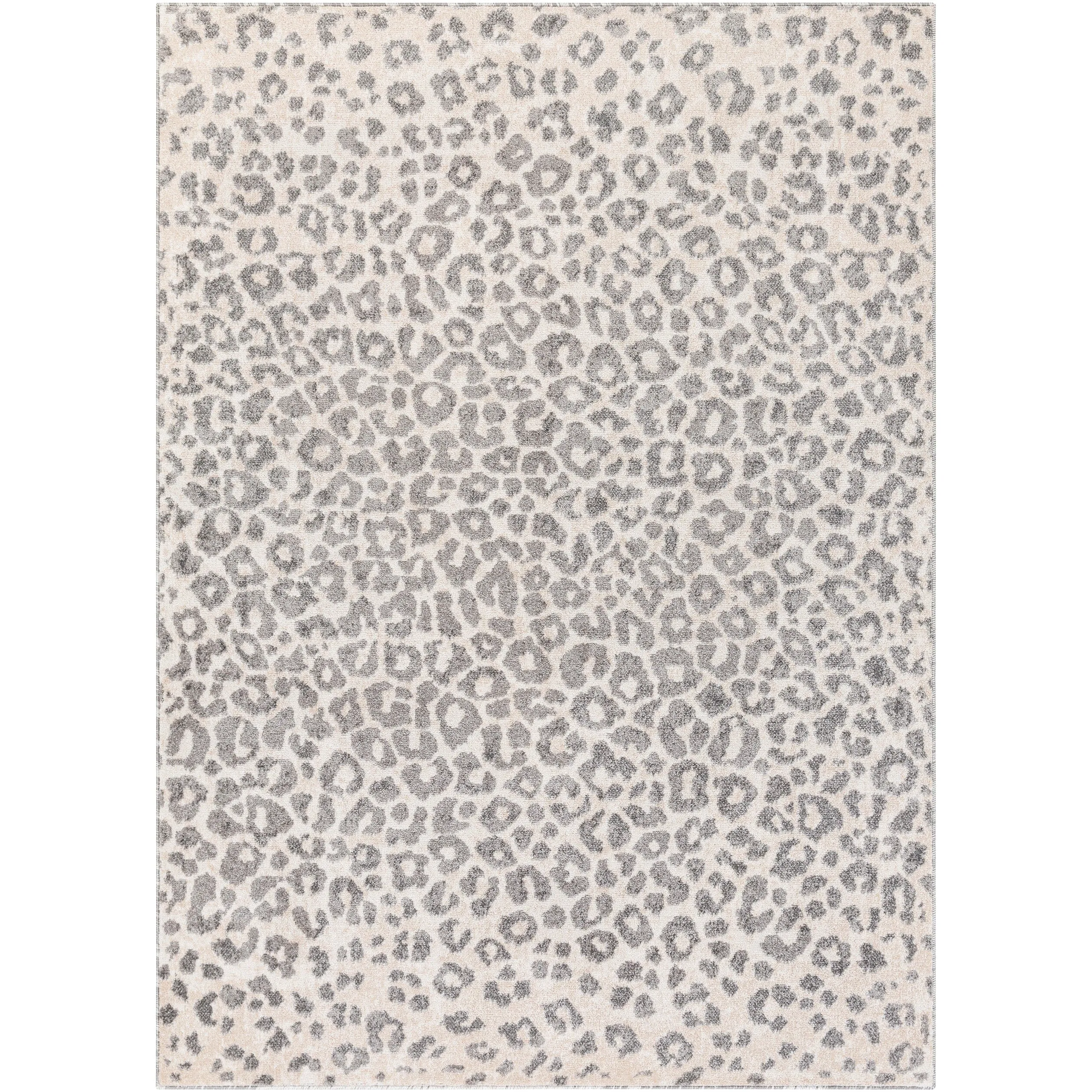 Livabliss Moodie Modern Leopard Print Area Rug