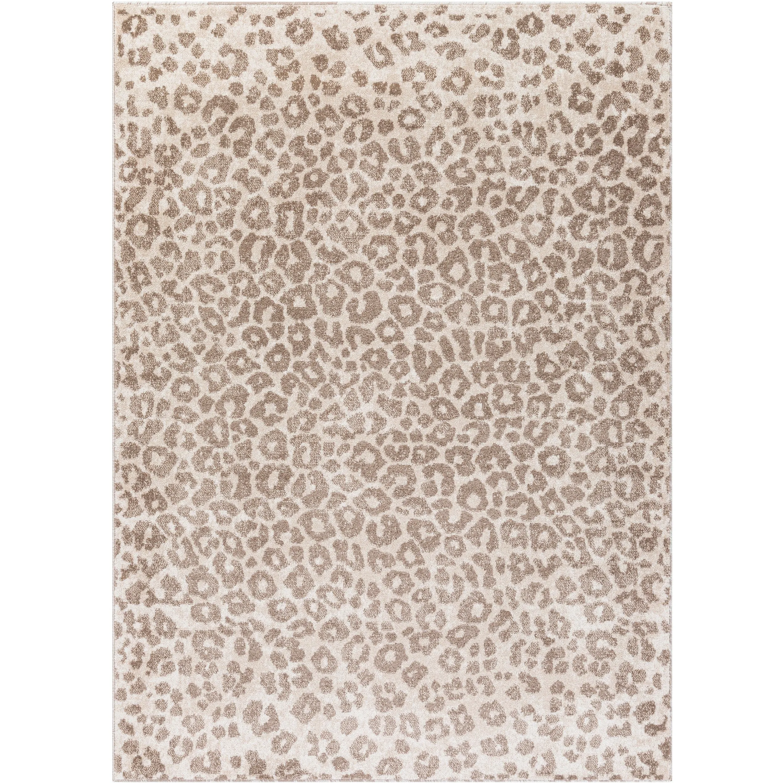 Livabliss Moodie Modern Leopard Print Area Rug