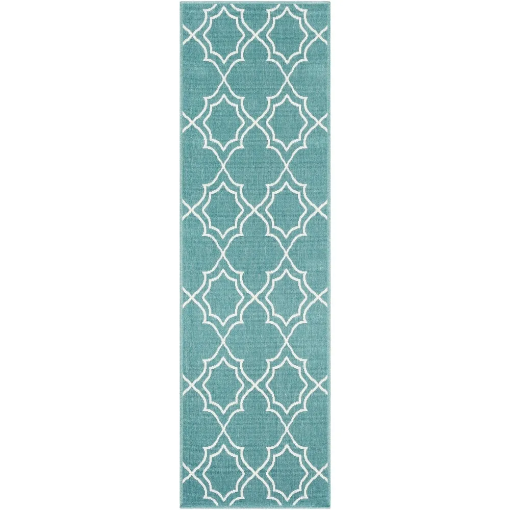 Livabliss Natasha Indoor/ Outdoor Transitional Trellis Area Rug