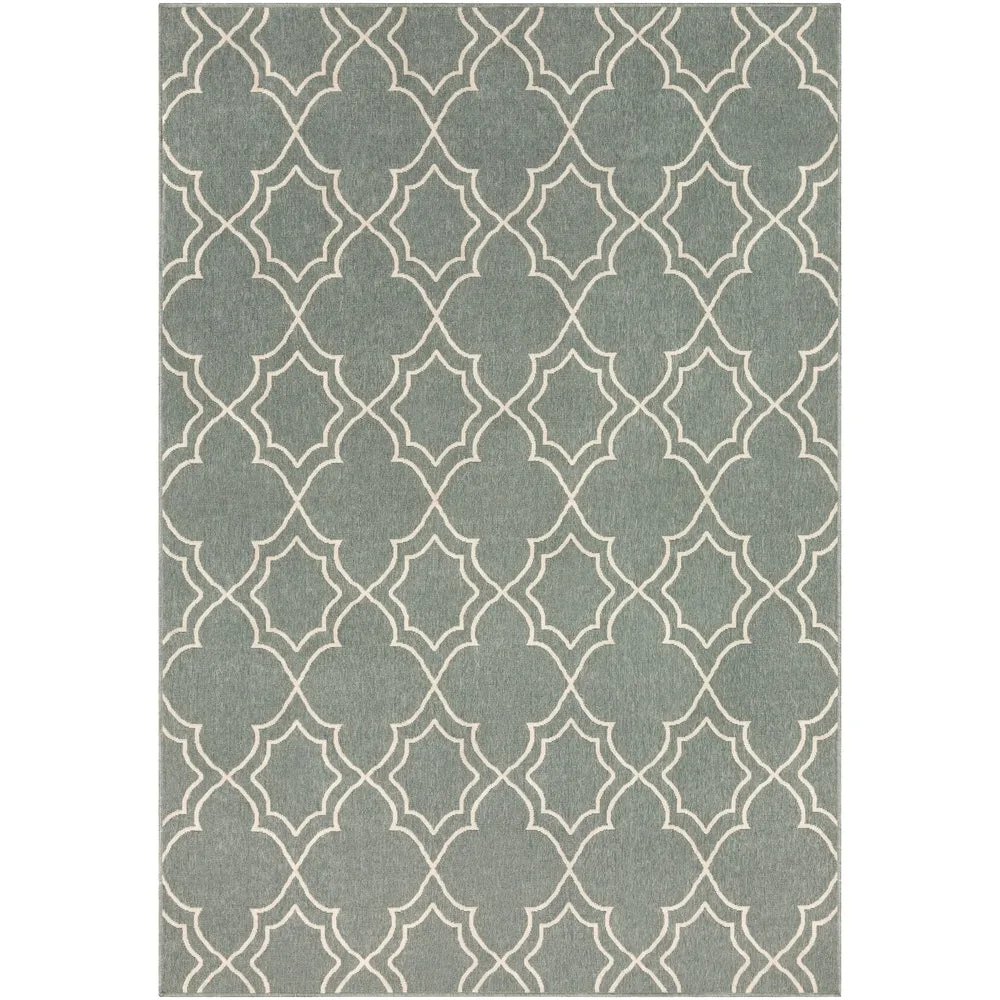 Livabliss Natasha Indoor/ Outdoor Transitional Trellis Area Rug