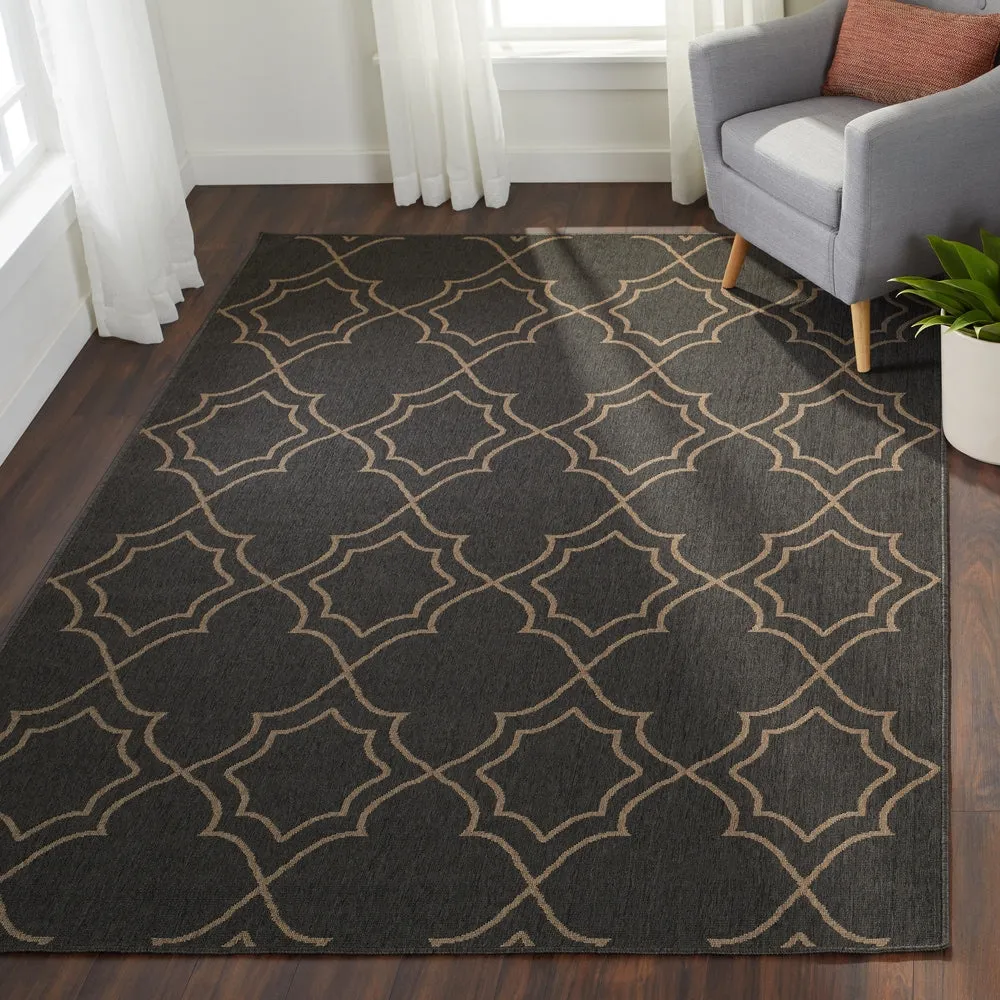 Livabliss Natasha Indoor/ Outdoor Transitional Trellis Area Rug