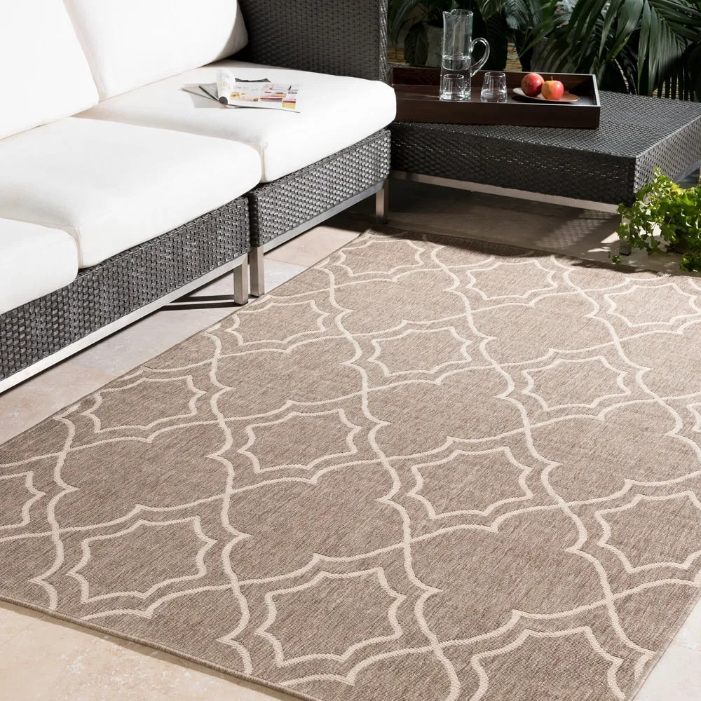 Livabliss Natasha Indoor/ Outdoor Transitional Trellis Area Rug