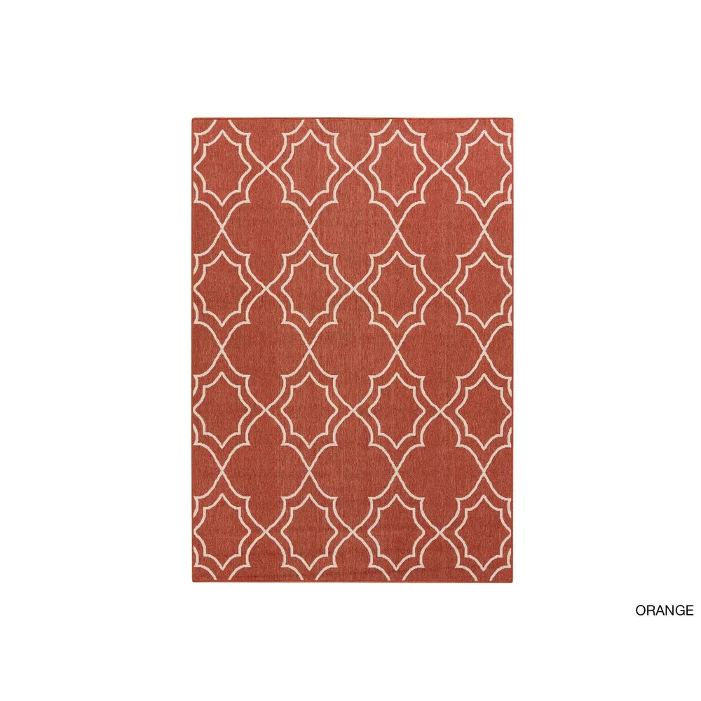 Livabliss Natasha Indoor/ Outdoor Transitional Trellis Area Rug