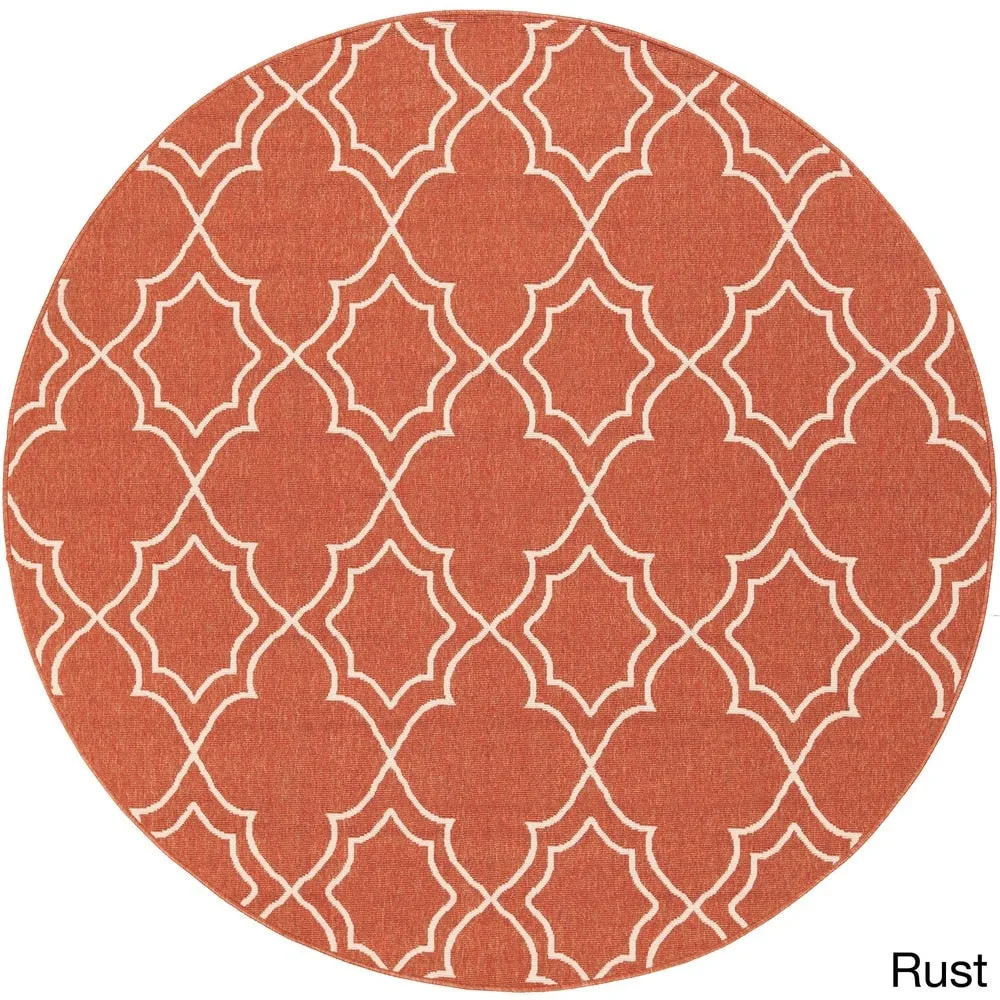 Livabliss Natasha Indoor/ Outdoor Transitional Trellis Area Rug