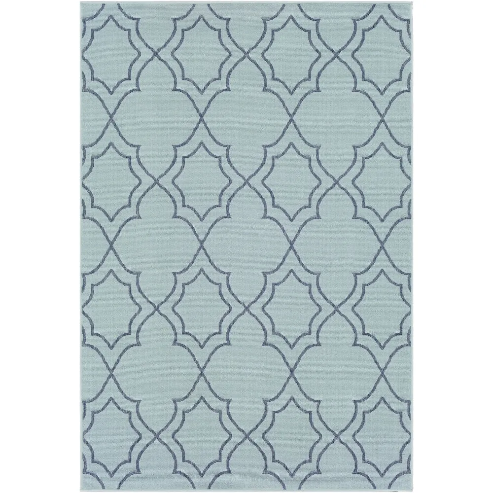 Livabliss Natasha Indoor/ Outdoor Transitional Trellis Area Rug
