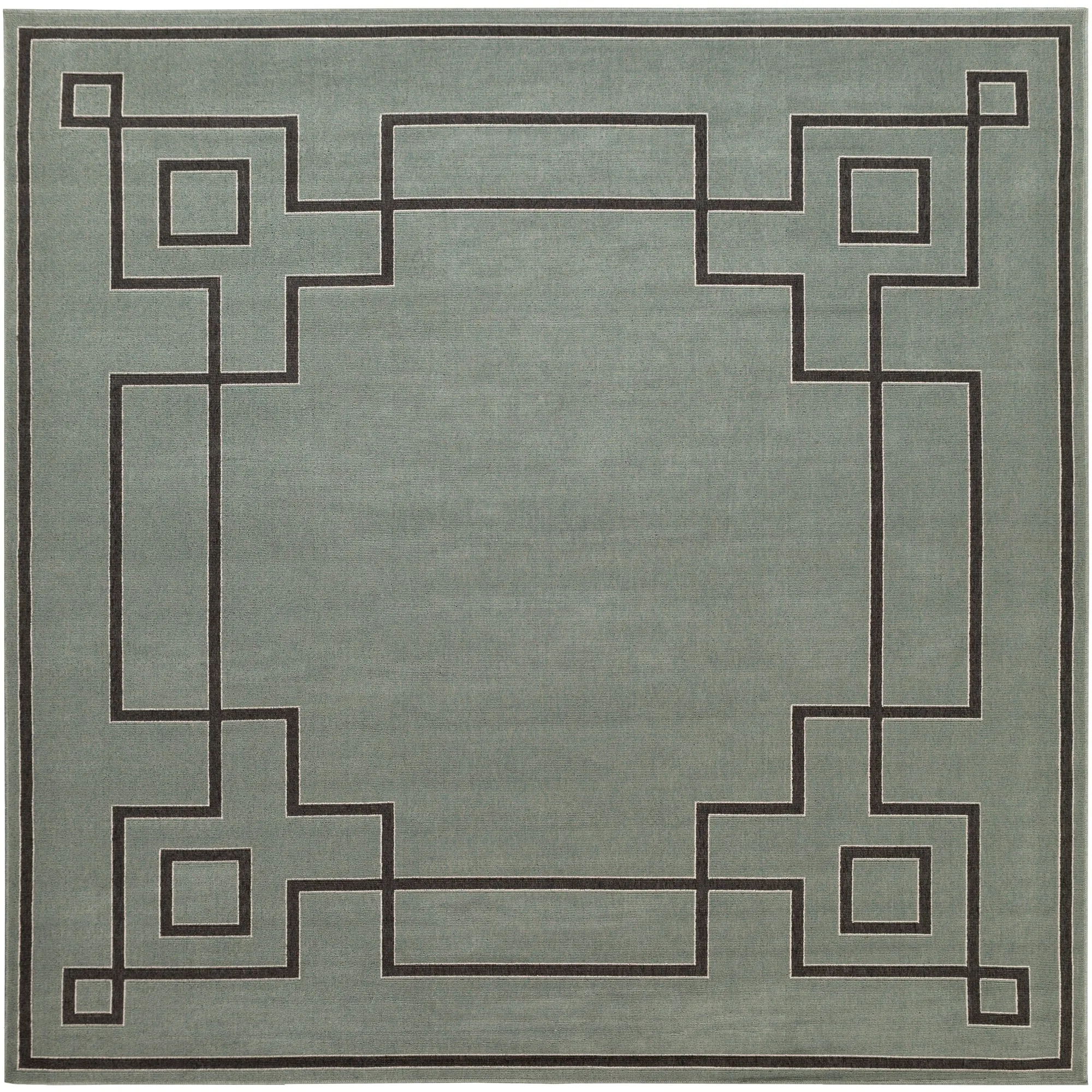 Livabliss Odette Greek Key Border Indoor/ Outdoor Area Rug
