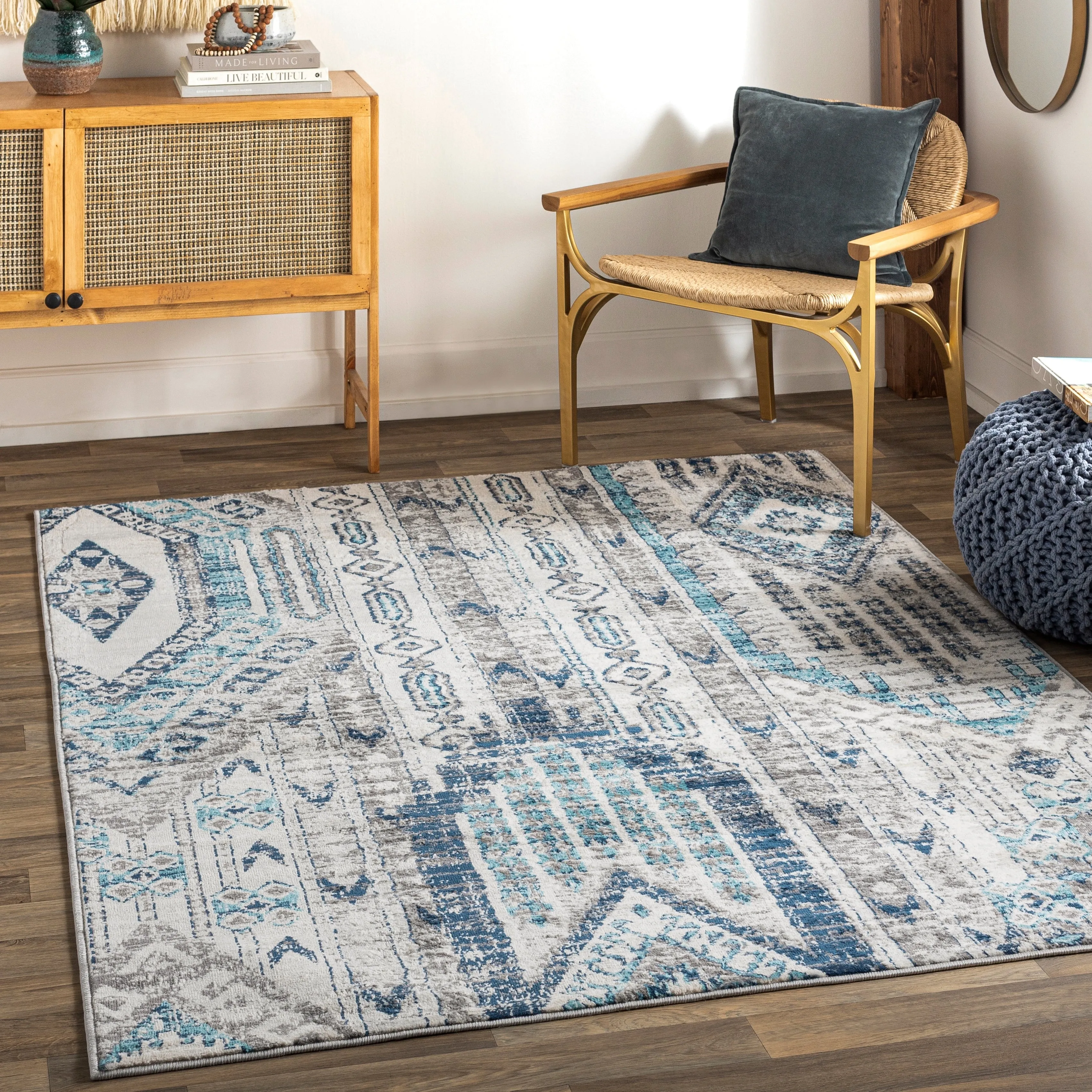 Livabliss Ojeda Modern Southwestern Area Rug