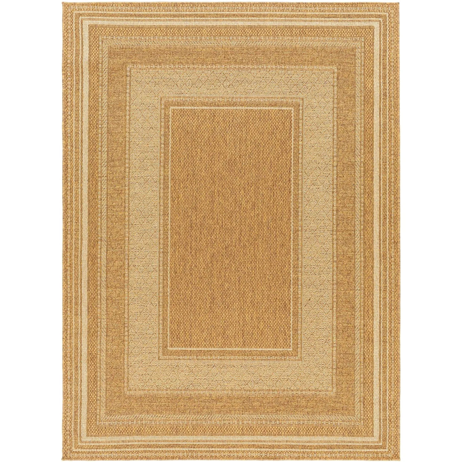 Livabliss Pismo Indoor/ Outdoor Classic Border Area Rug
