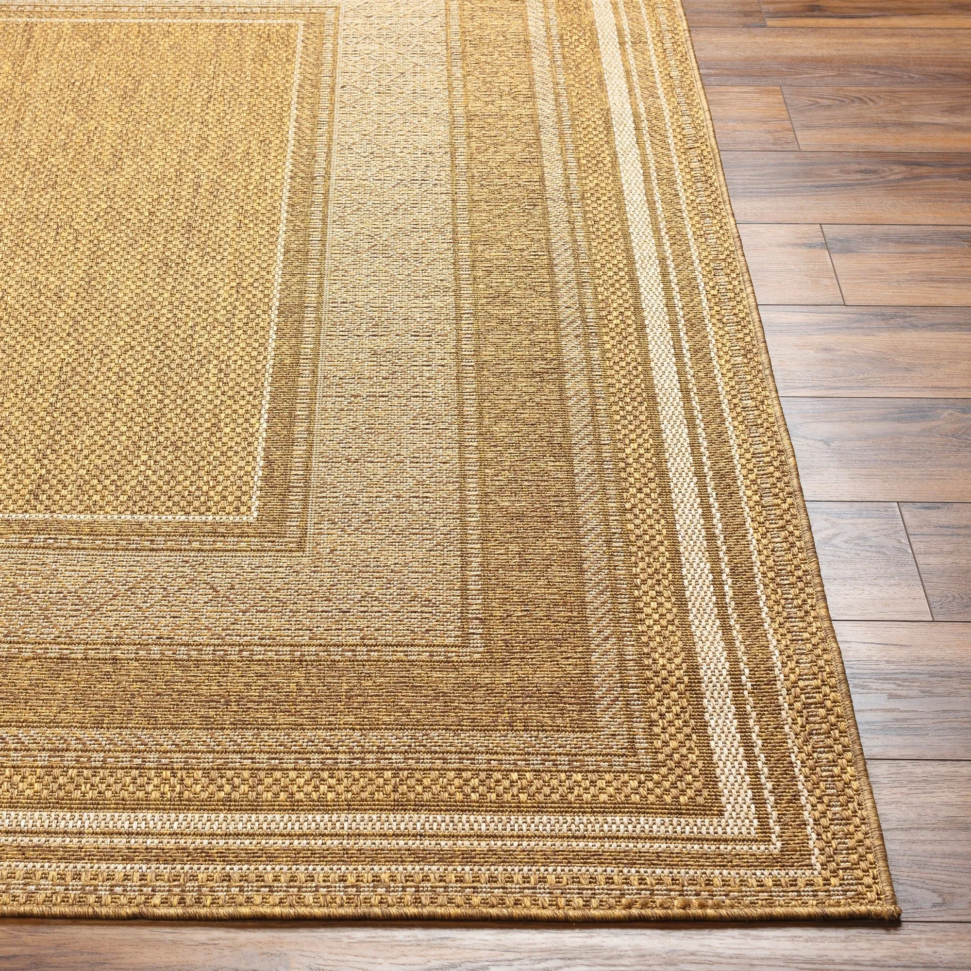Livabliss Pismo Indoor/ Outdoor Classic Border Area Rug