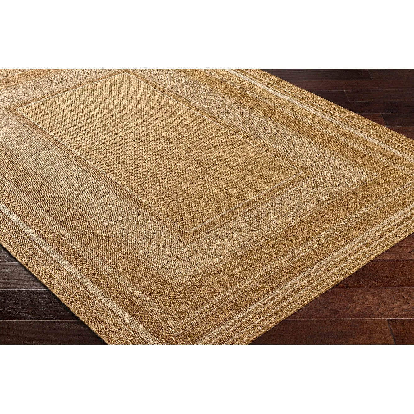 Livabliss Pismo Indoor/ Outdoor Classic Border Area Rug