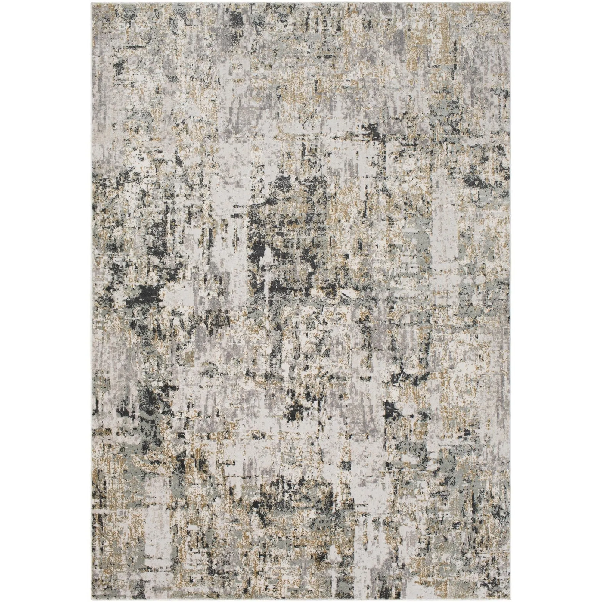Livabliss Quatro Mid-Century Abstract Area Rug