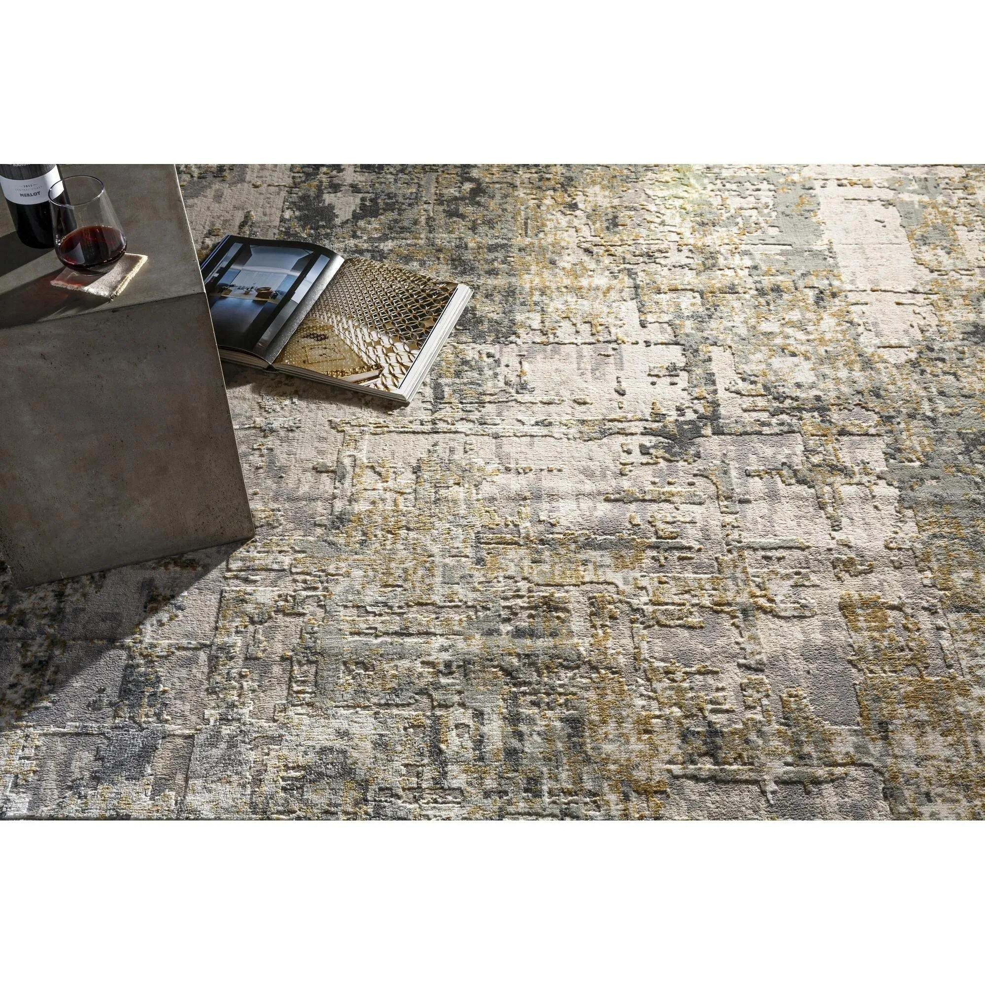 Livabliss Quatro Mid-Century Abstract Area Rug