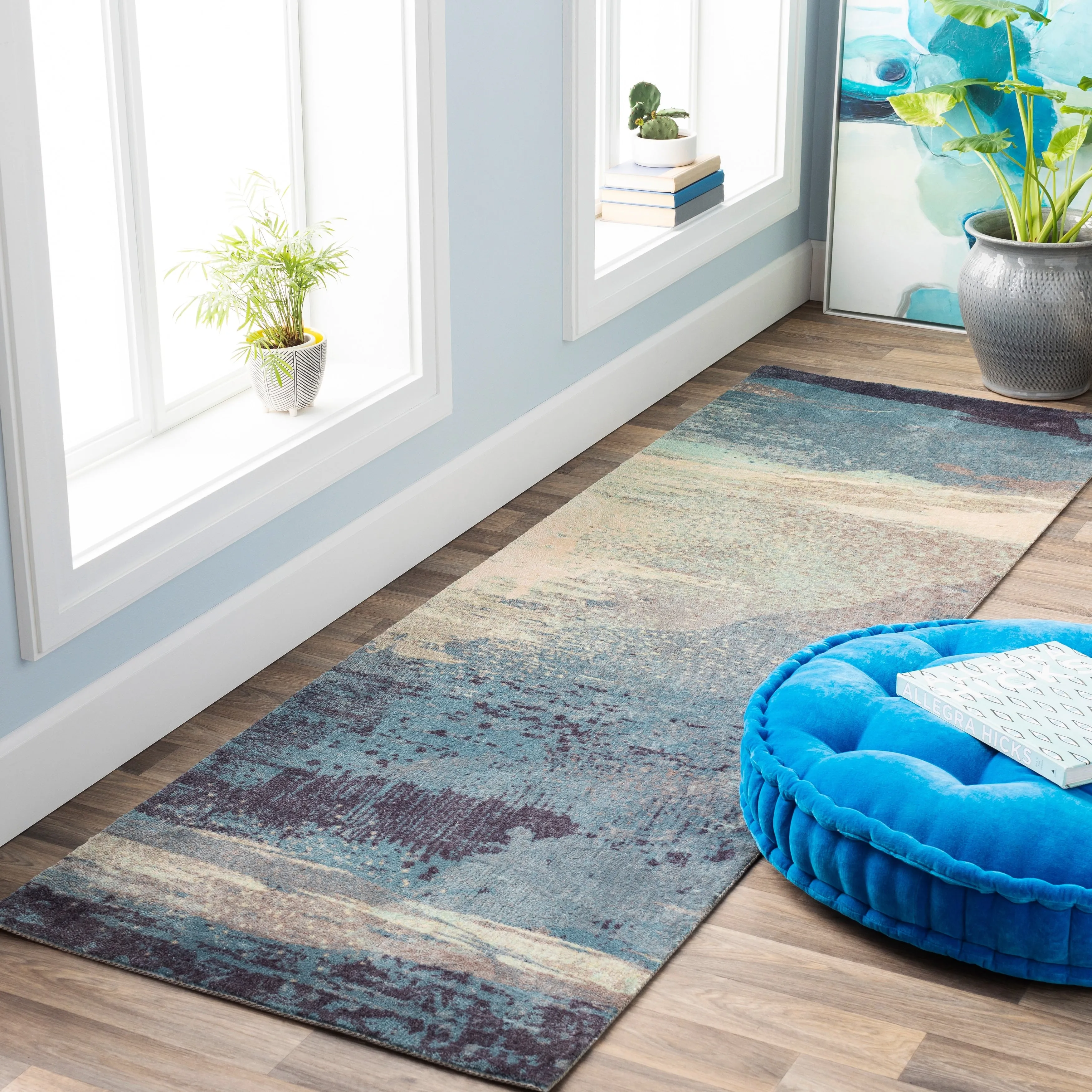 Livabliss Rachel Machine Woven Transitional Abstract Area Rug