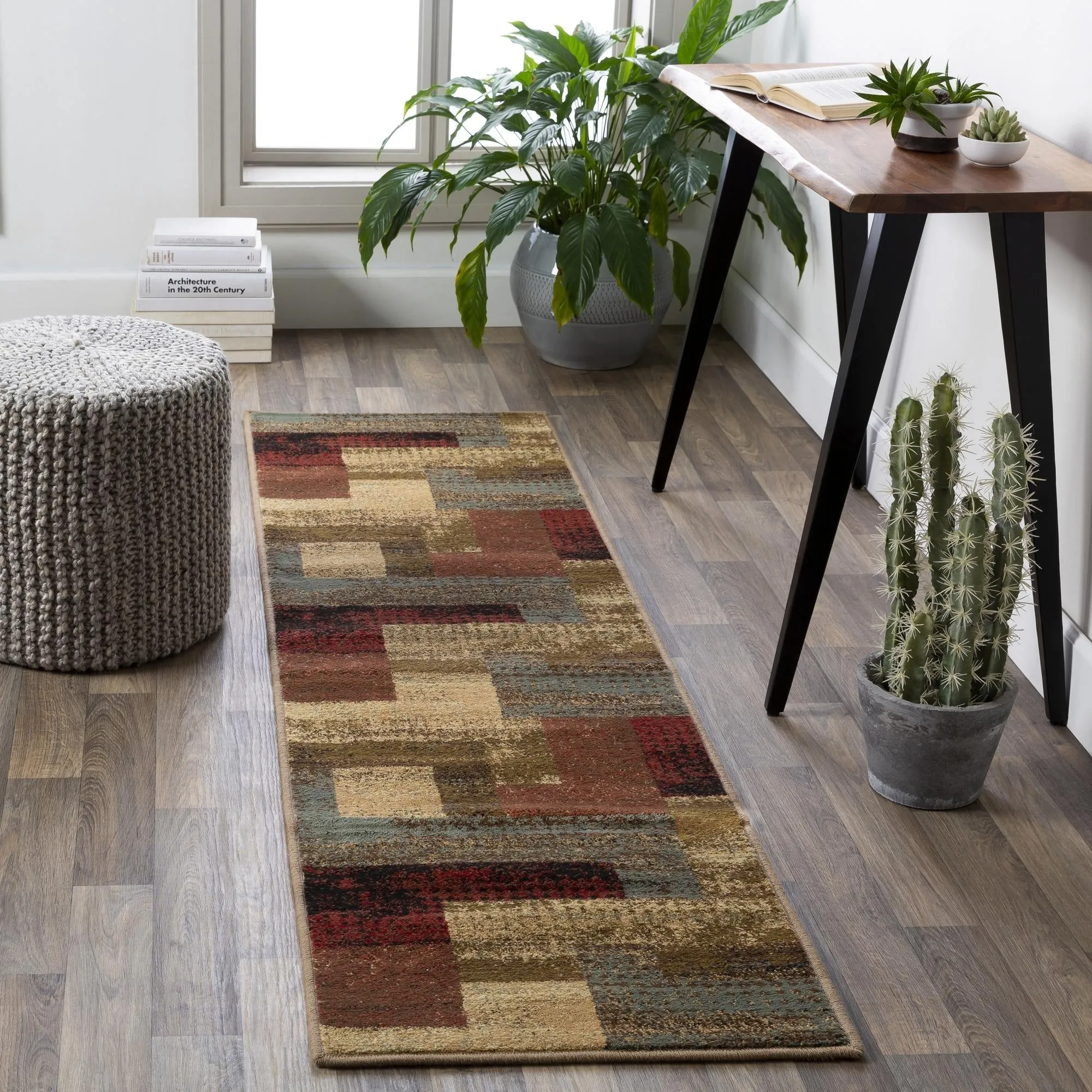 Livabliss Riley Mid-Century Geometric Area Rug