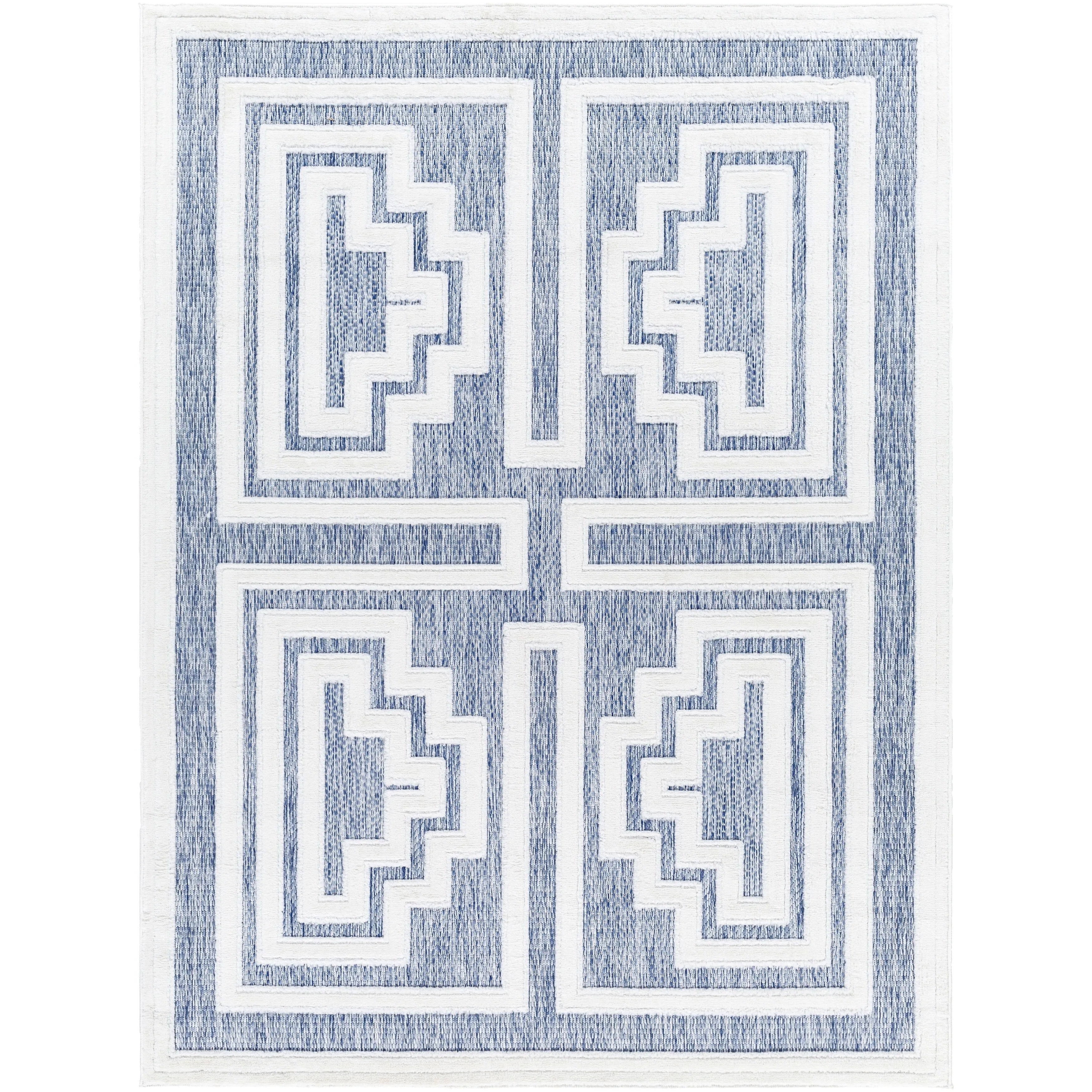 Livabliss San Diego Indoor/ Outdoor Geometric Area Rug