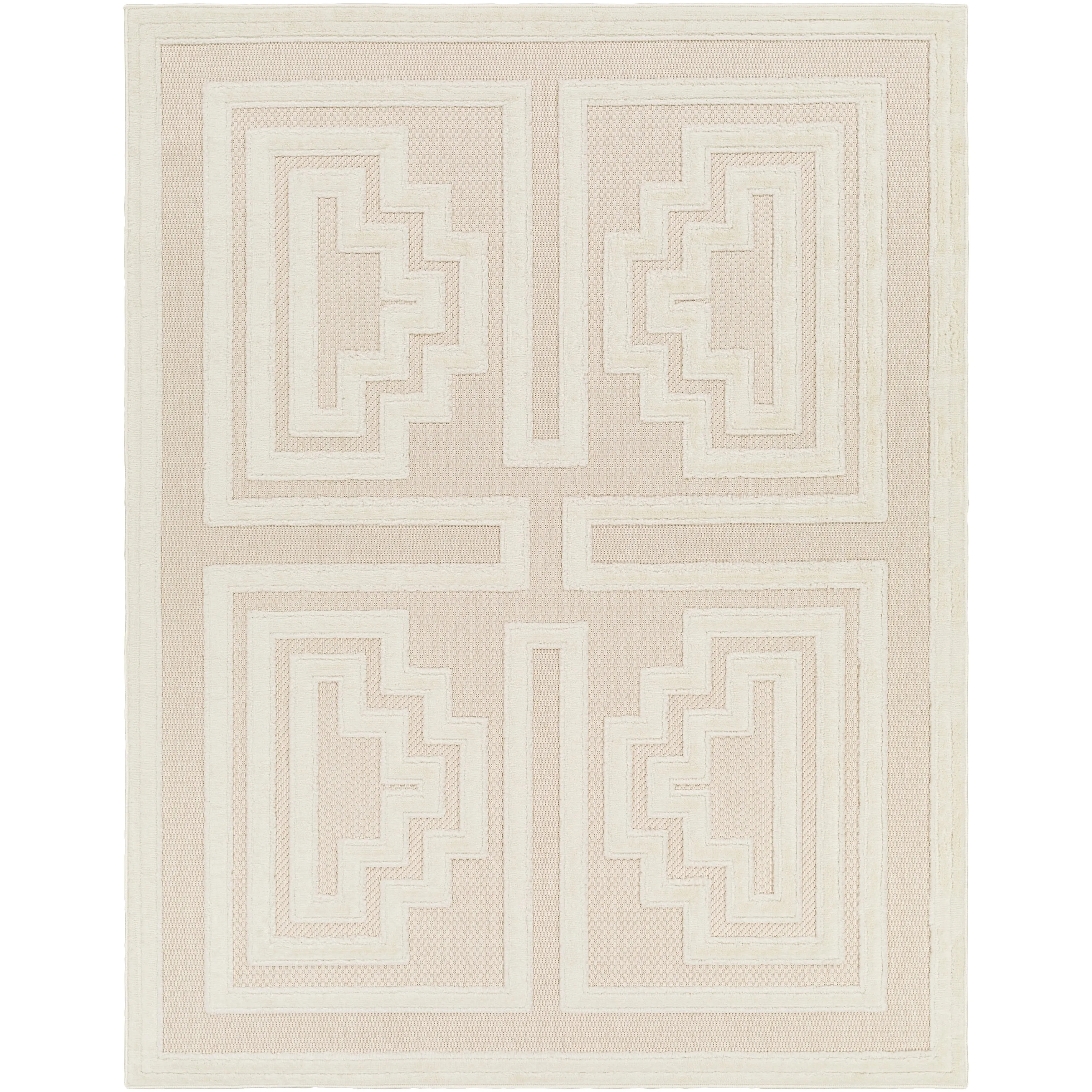 Livabliss San Diego Indoor/ Outdoor Geometric Area Rug