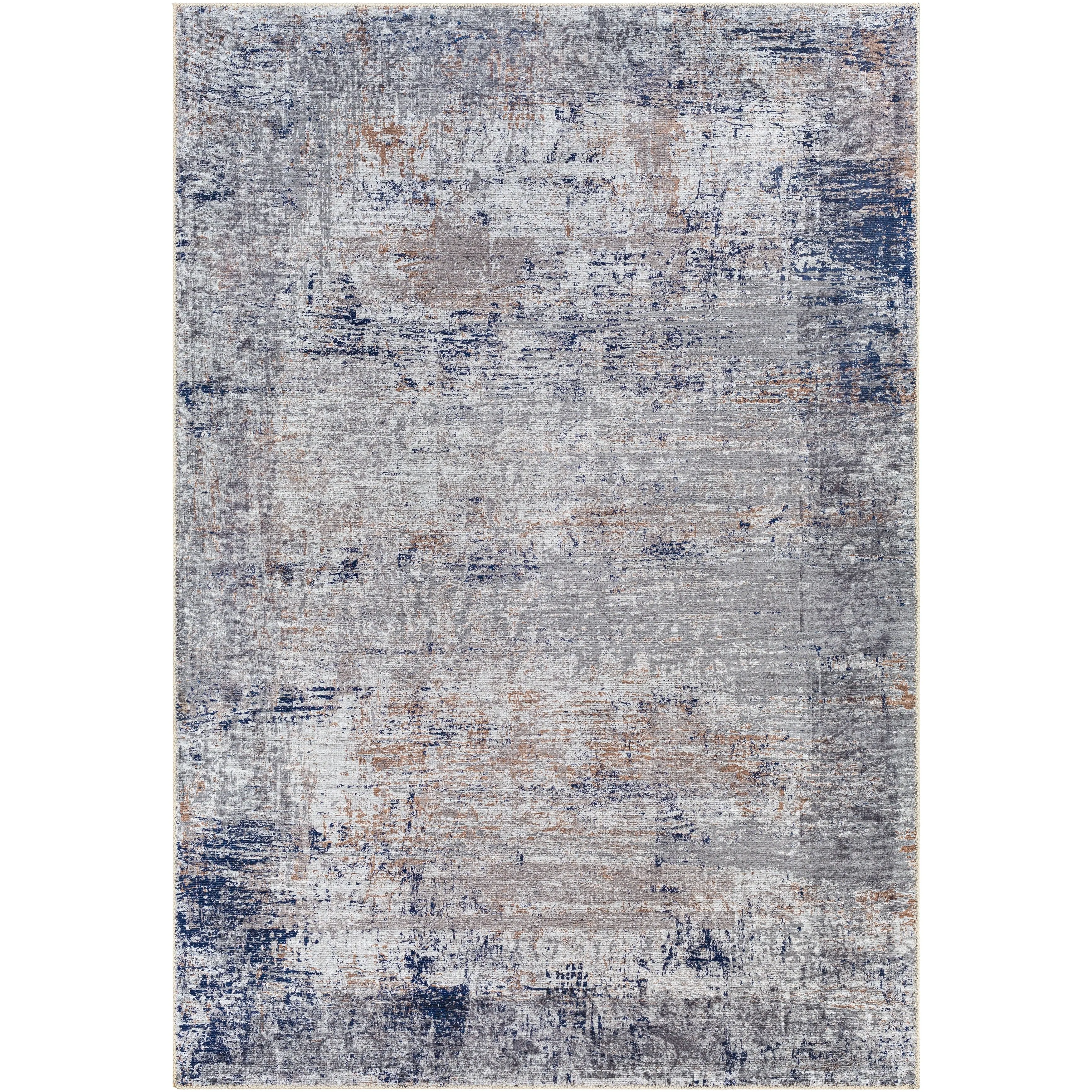 Livabliss Sheena Traditional Abstract Machine Washable Area Rug