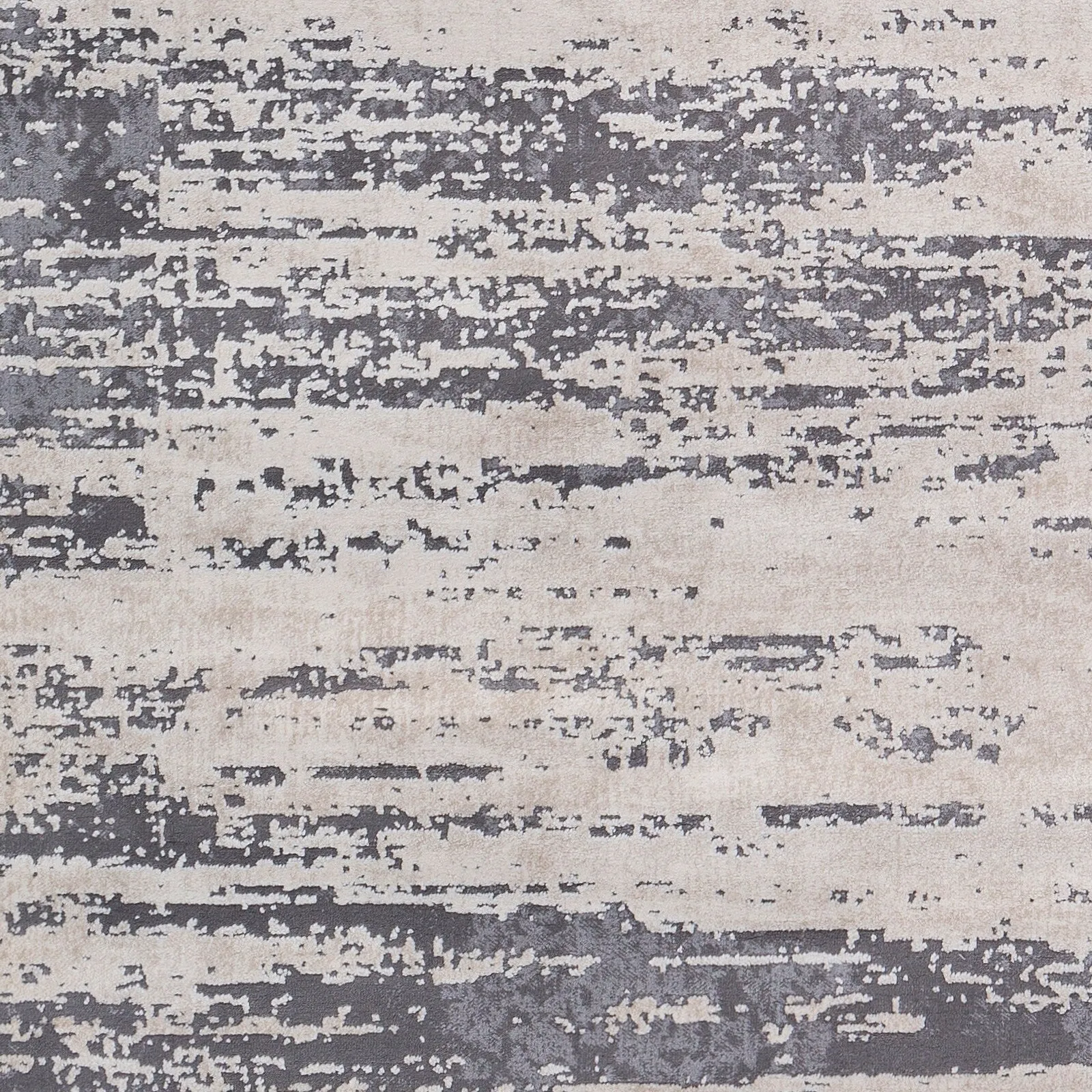 Livabliss Teddy Grey Abstract Modern Area Rug