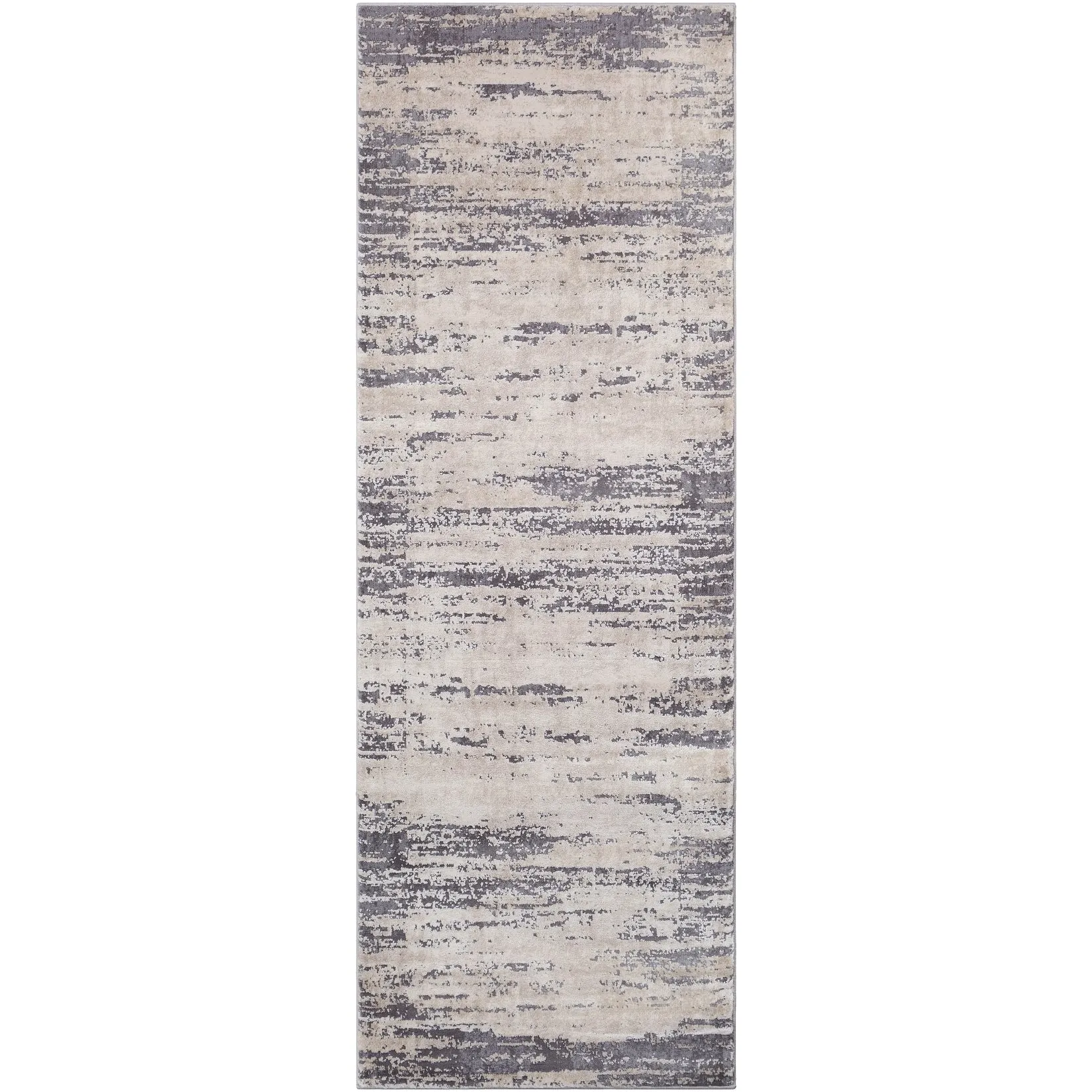 Livabliss Teddy Grey Abstract Modern Area Rug