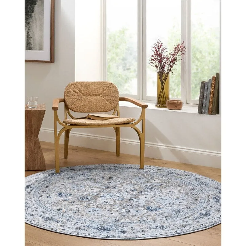 Livabliss Traditional Hassler Medallion Area Rug