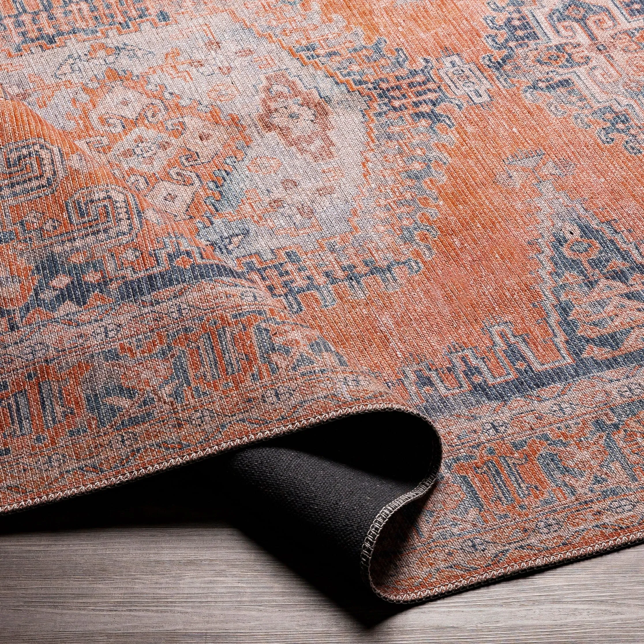 Livabliss Vargas Persian Medallion Printed Machine Washable Area Rug