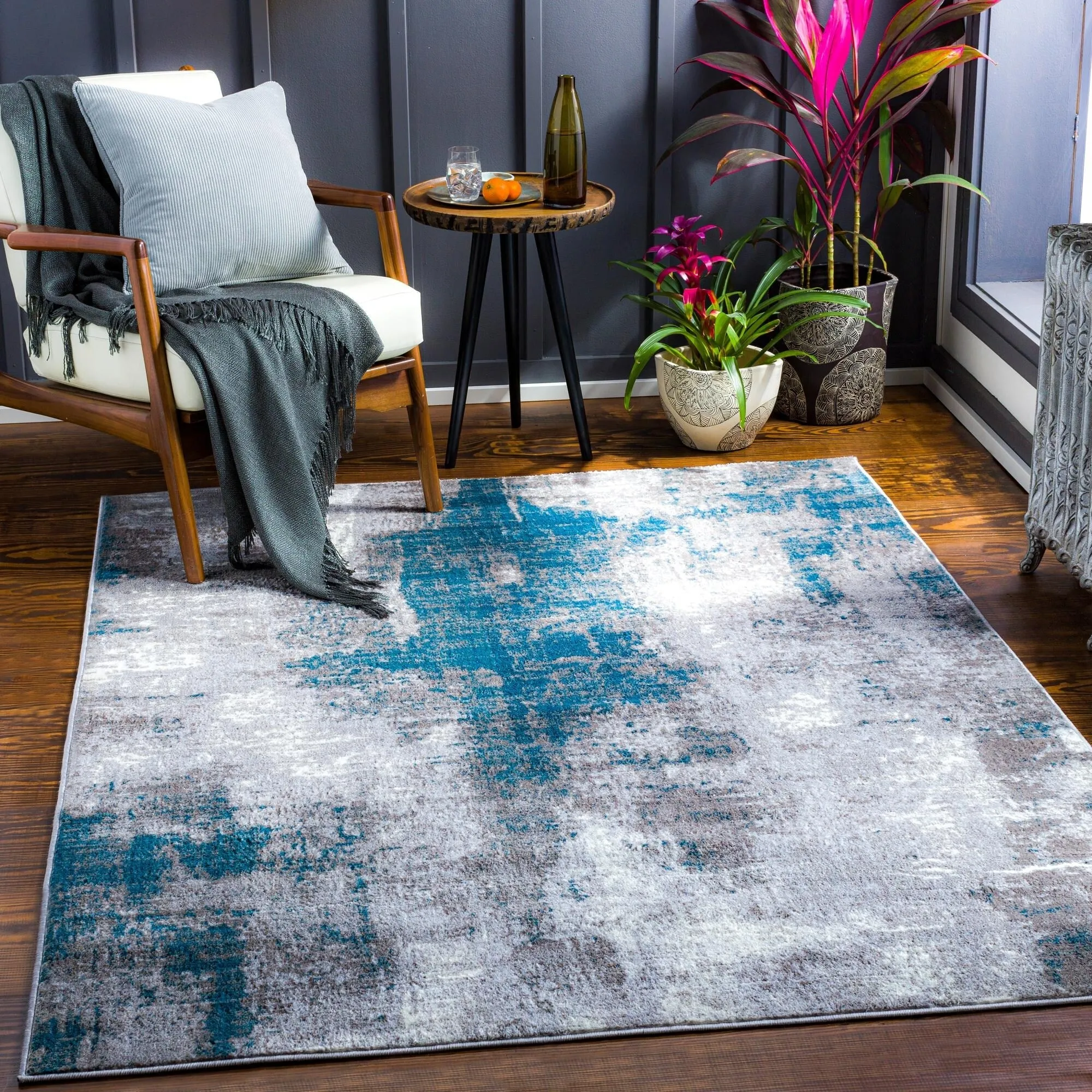 Livabliss Wanderlust Minimalist Abstract Area Rug