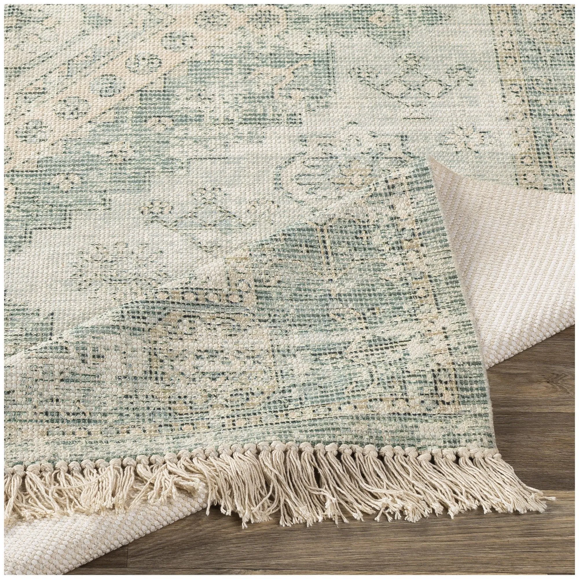 Livabliss Zainab Updated Traditional Medallion Hand Woven Area Rug