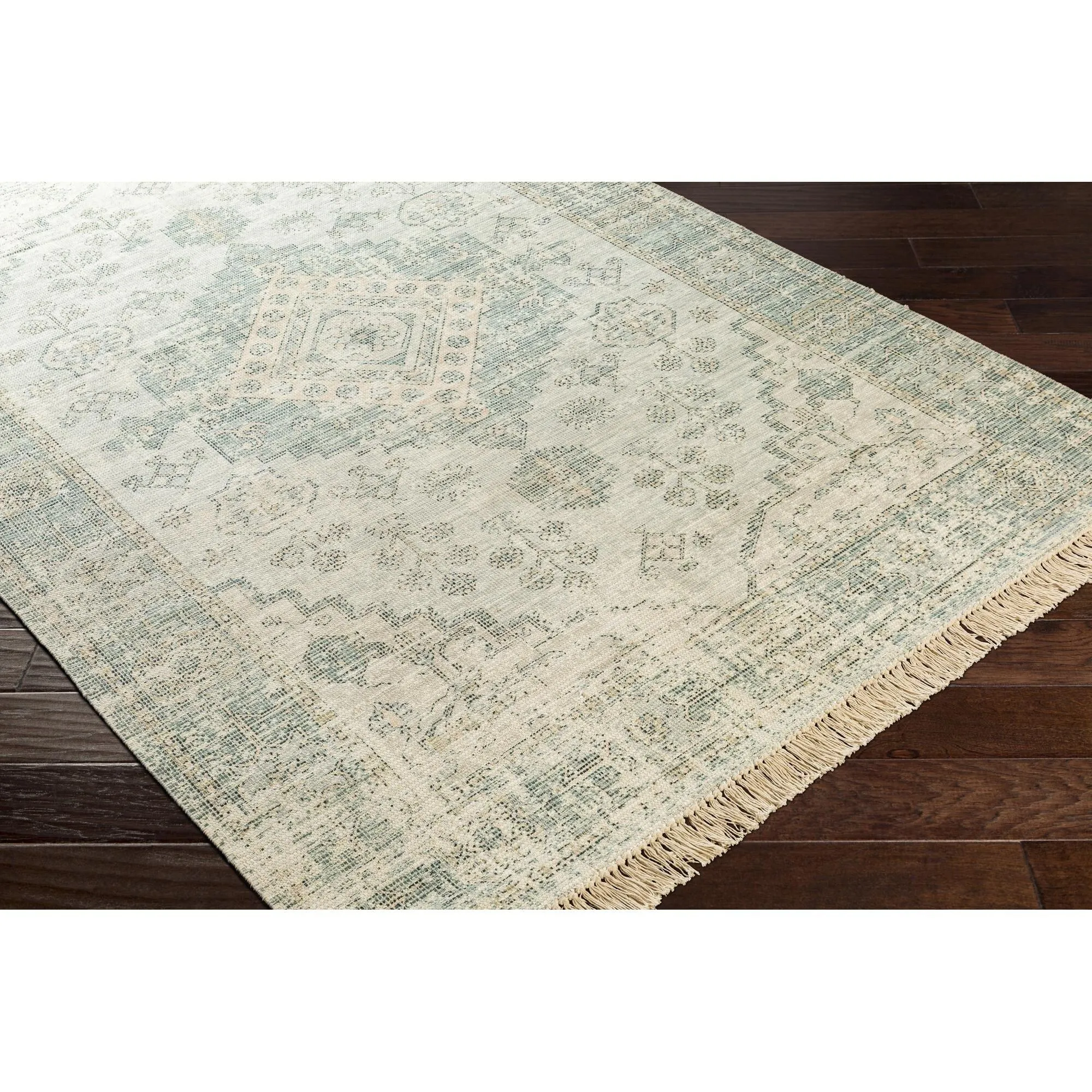 Livabliss Zainab Updated Traditional Medallion Hand Woven Area Rug