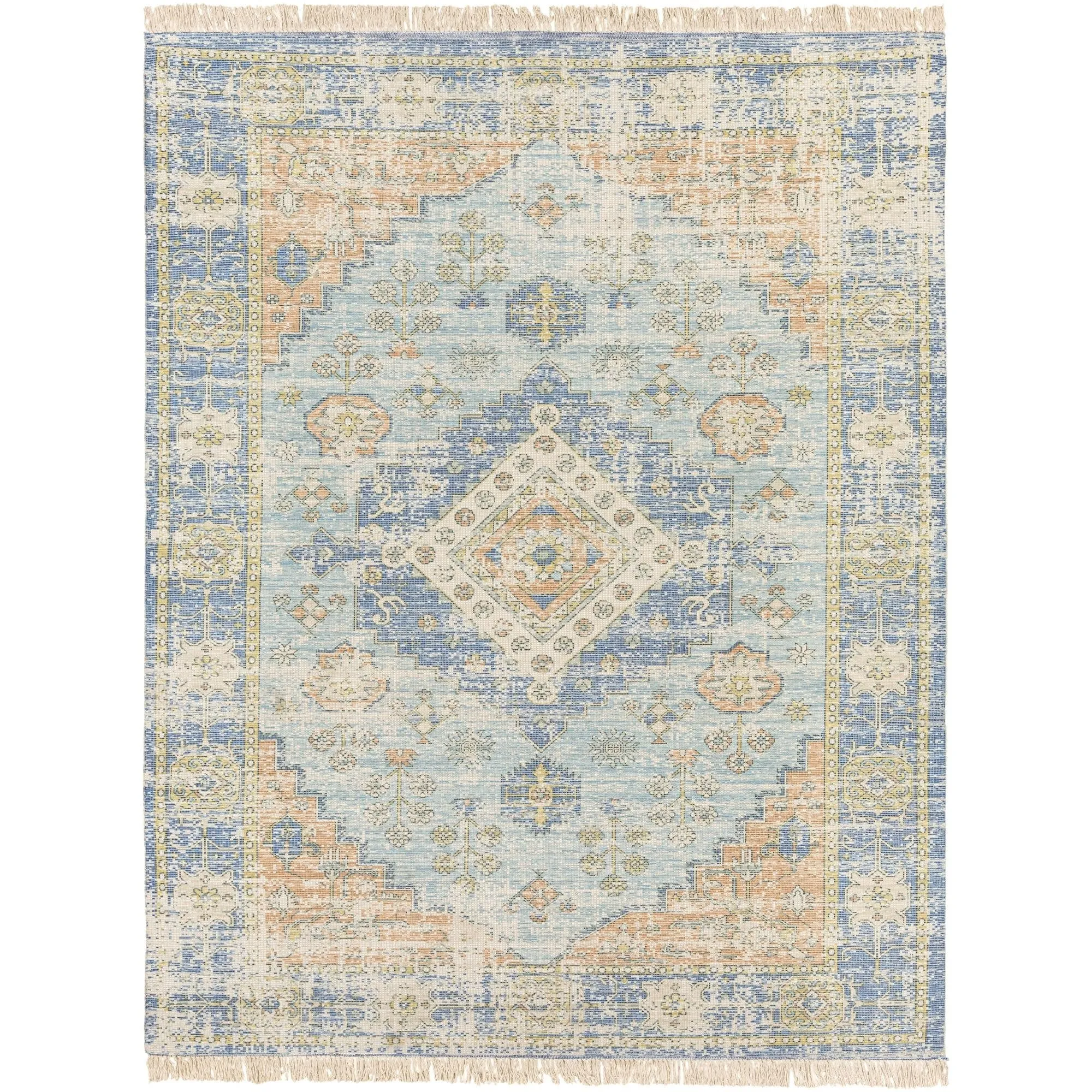 Livabliss Zainab Updated Traditional Medallion Hand Woven Area Rug