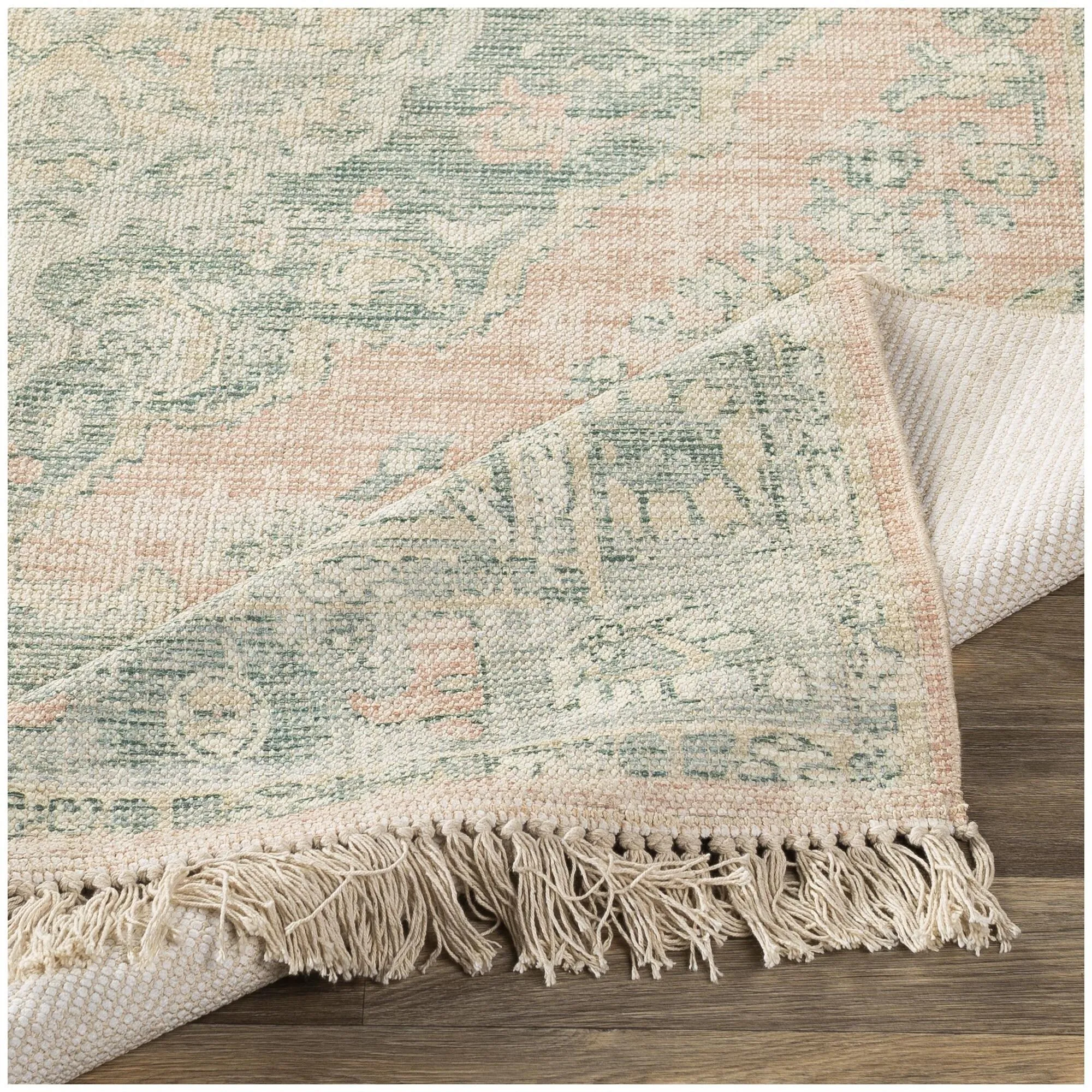 Livabliss Zainab Updated Traditional Medallion Hand Woven Area Rug