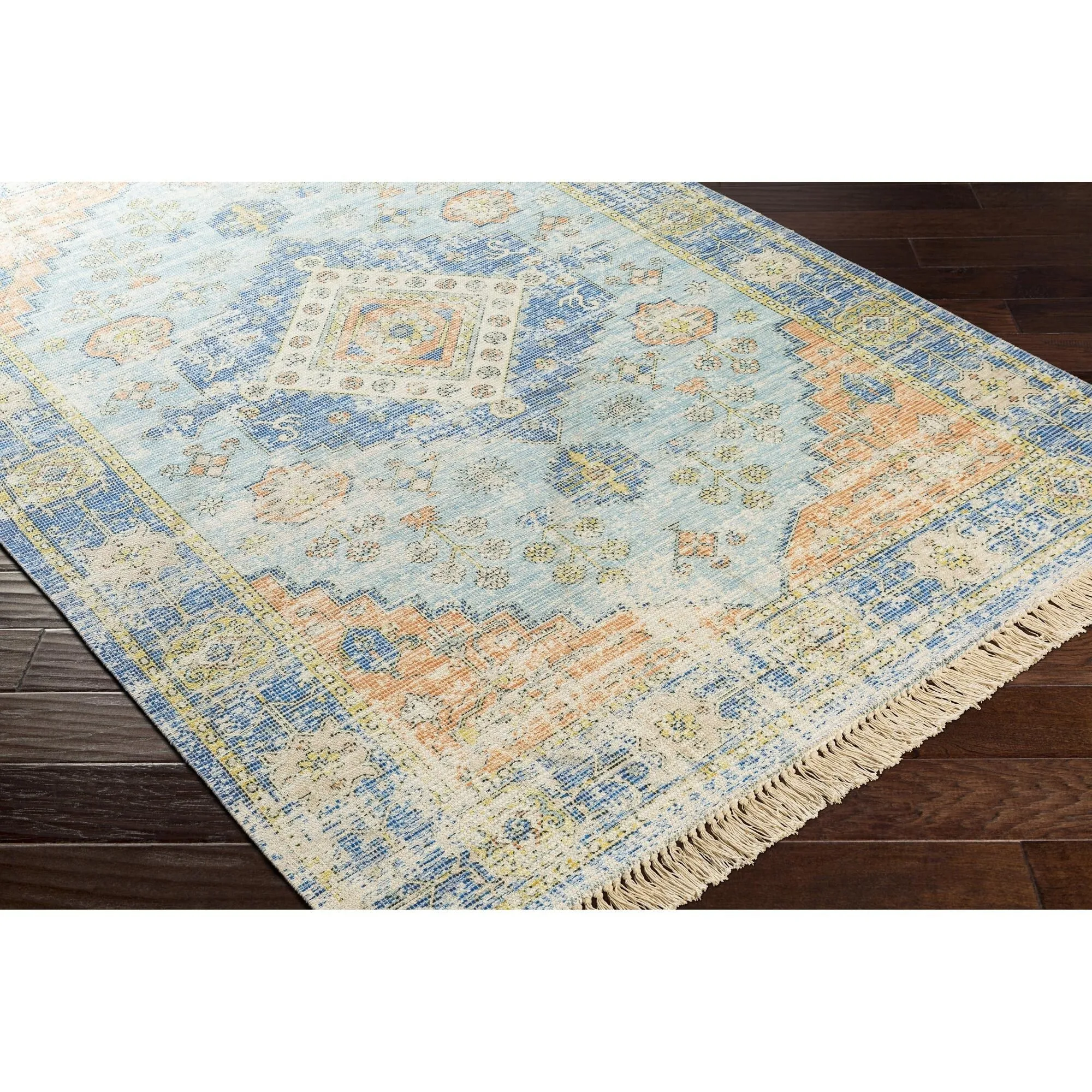 Livabliss Zainab Updated Traditional Medallion Hand Woven Area Rug