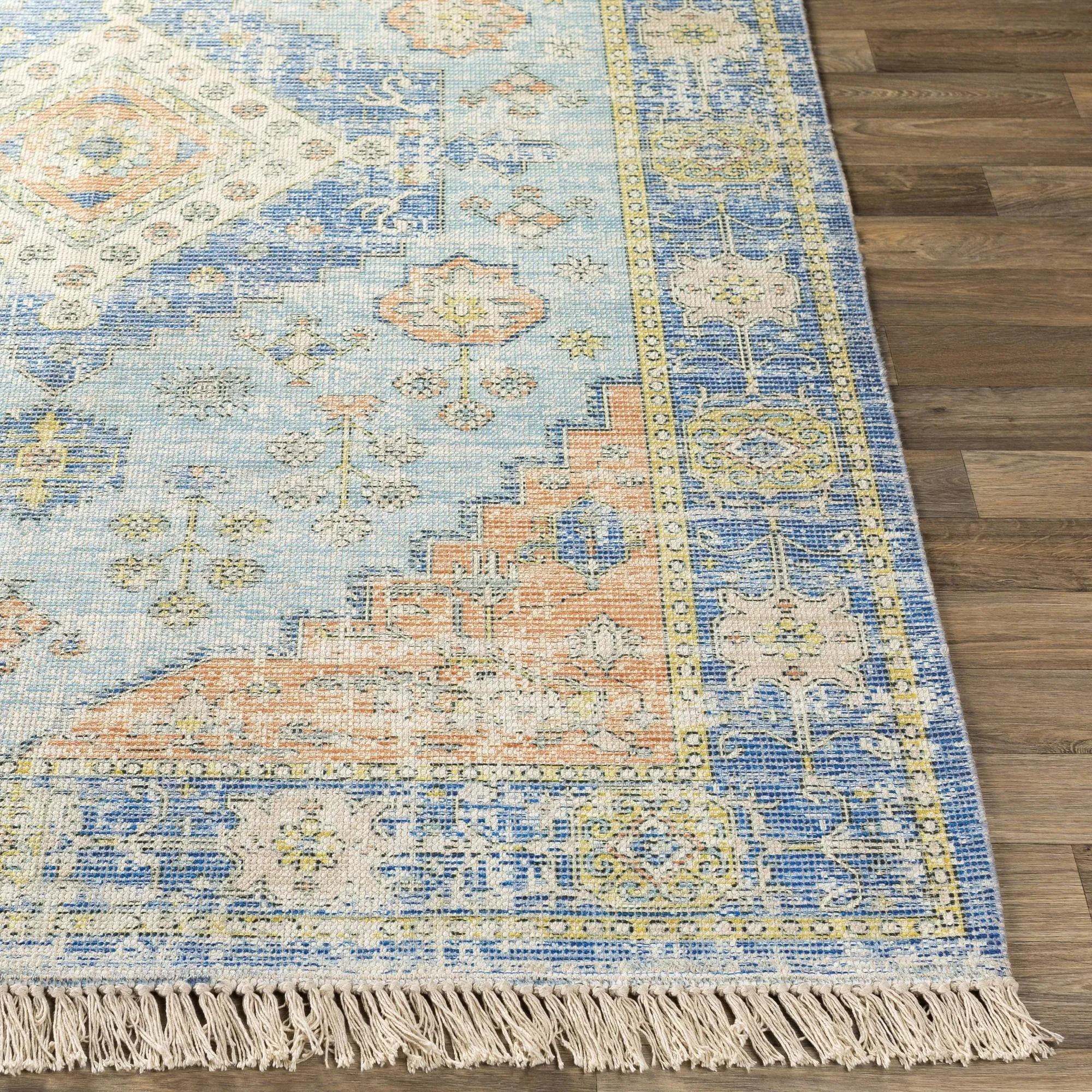 Livabliss Zainab Updated Traditional Medallion Hand Woven Area Rug