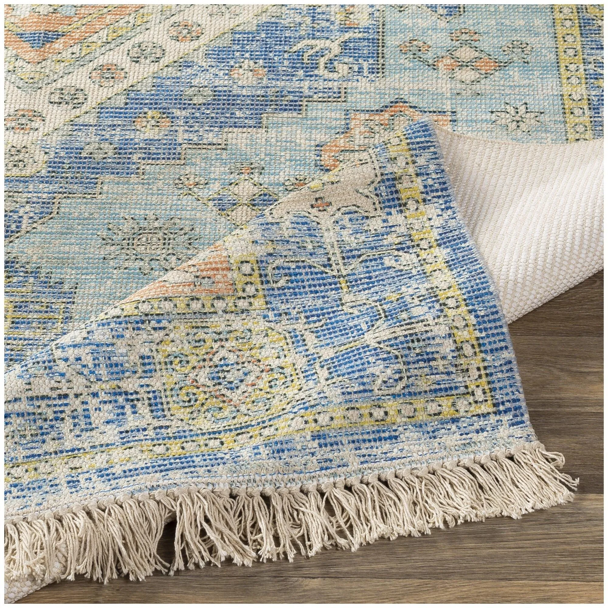 Livabliss Zainab Updated Traditional Medallion Hand Woven Area Rug