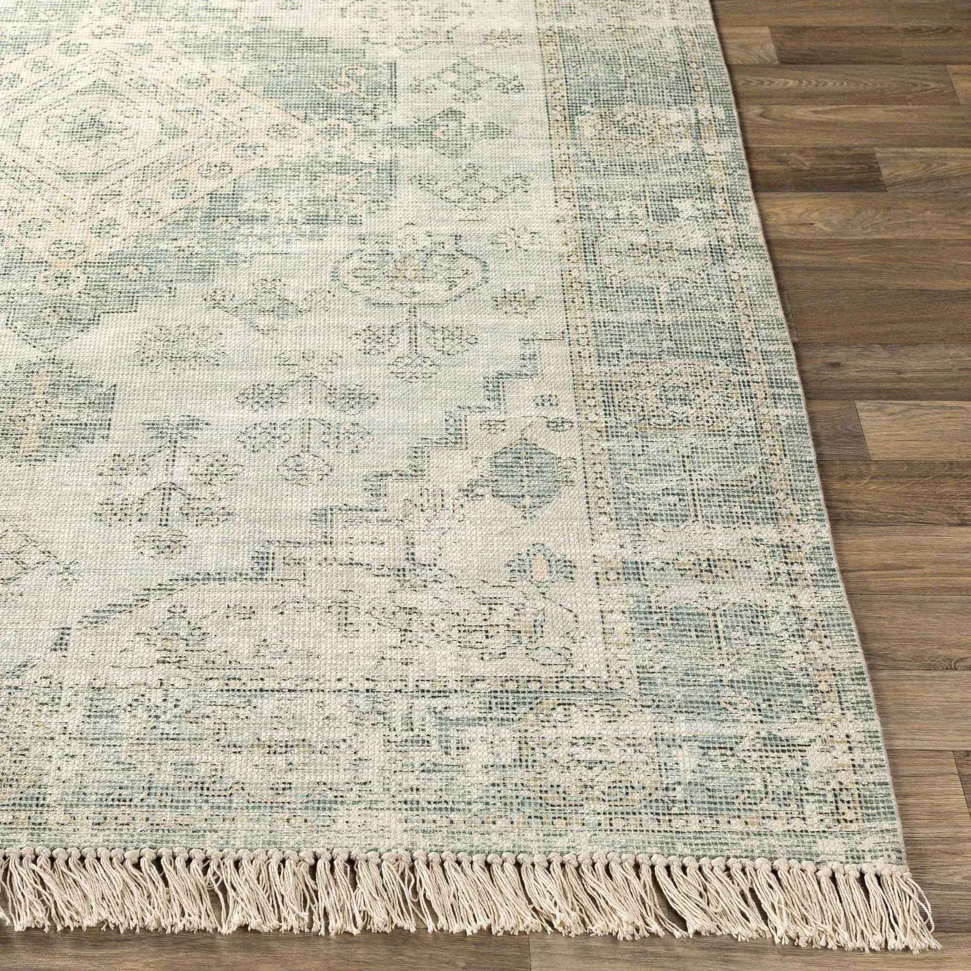 Livabliss Zainab Updated Traditional Medallion Hand Woven Area Rug