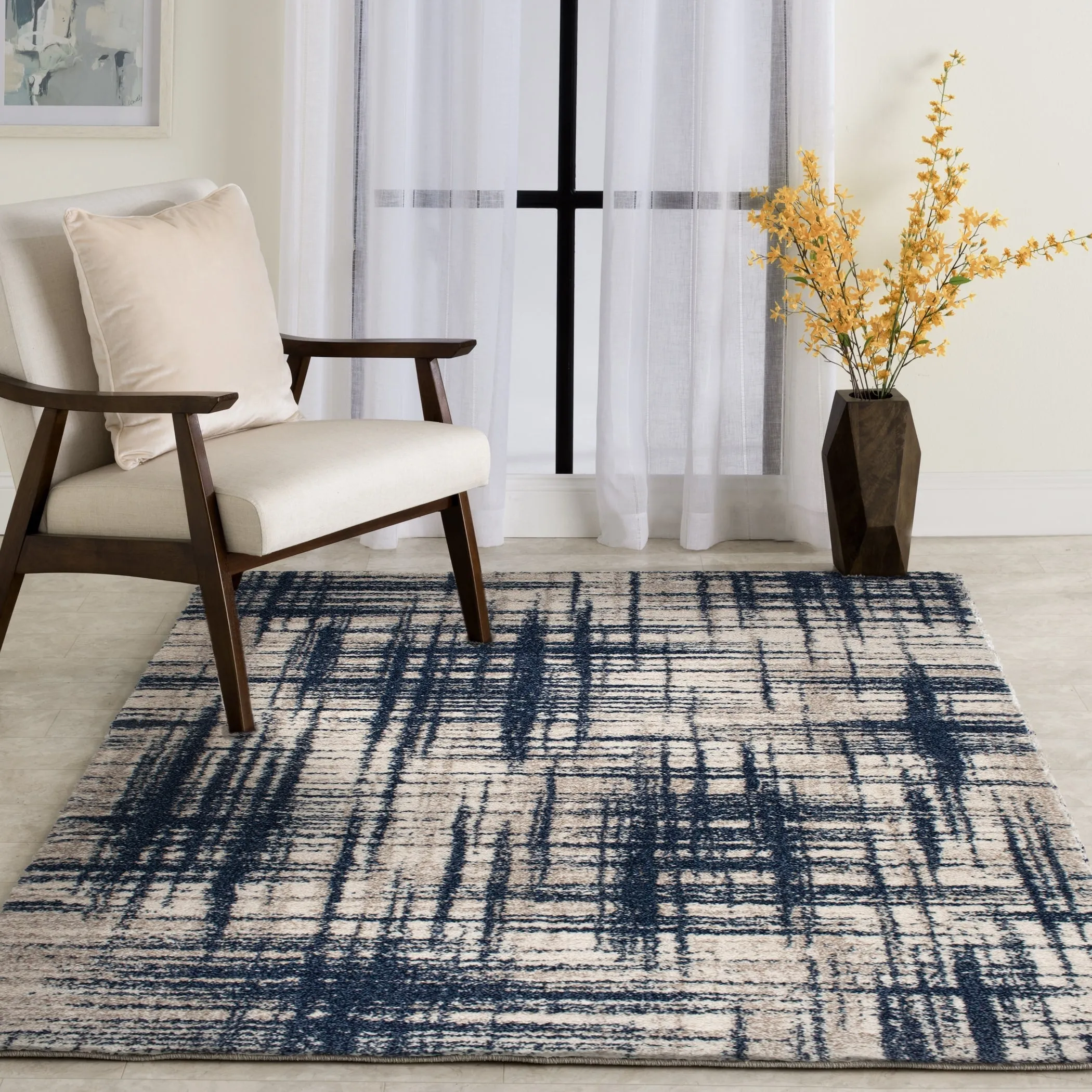 Loomaknoti Owega Aylish Cream Area Rug