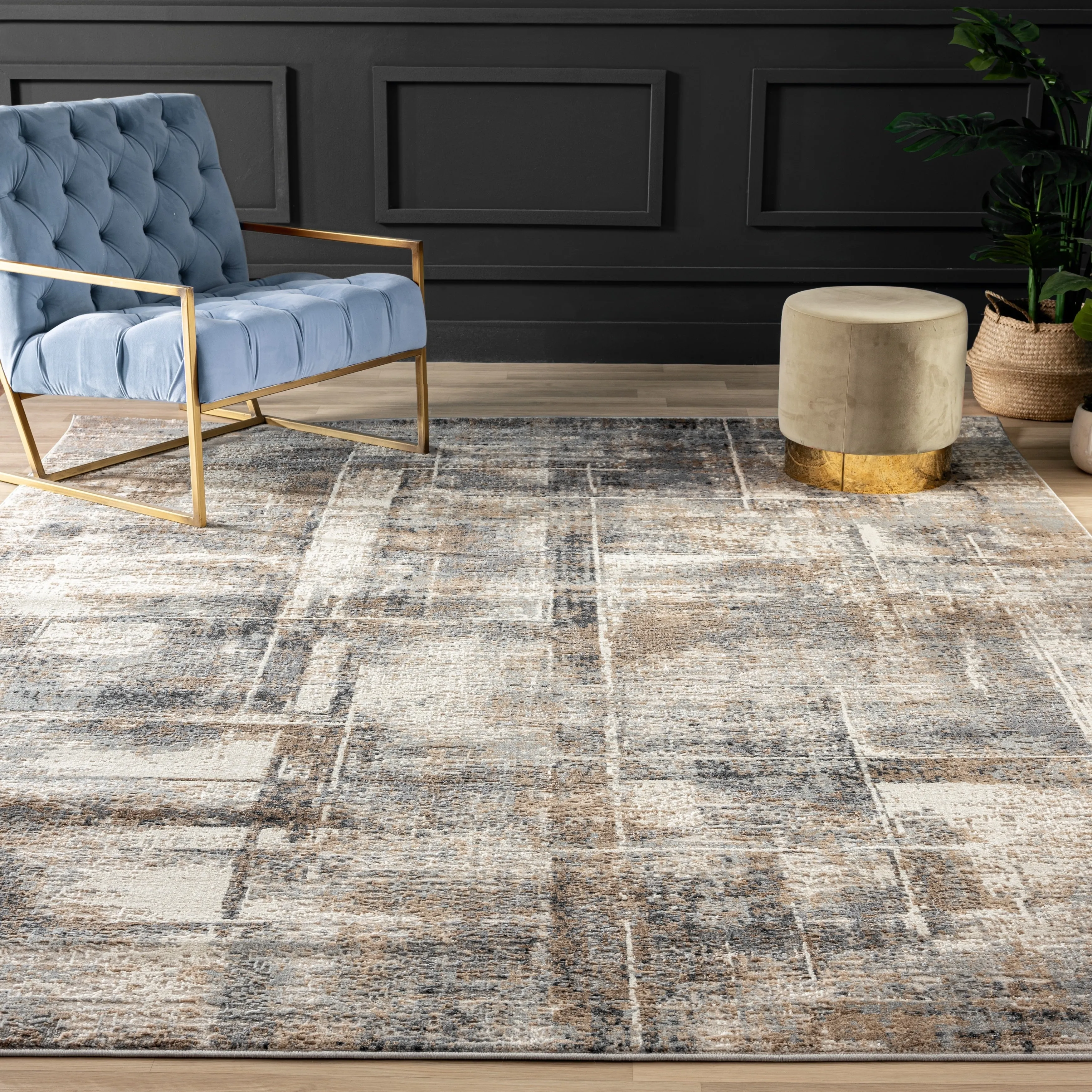 Lumina High-Low Pile Abstract Area Rug