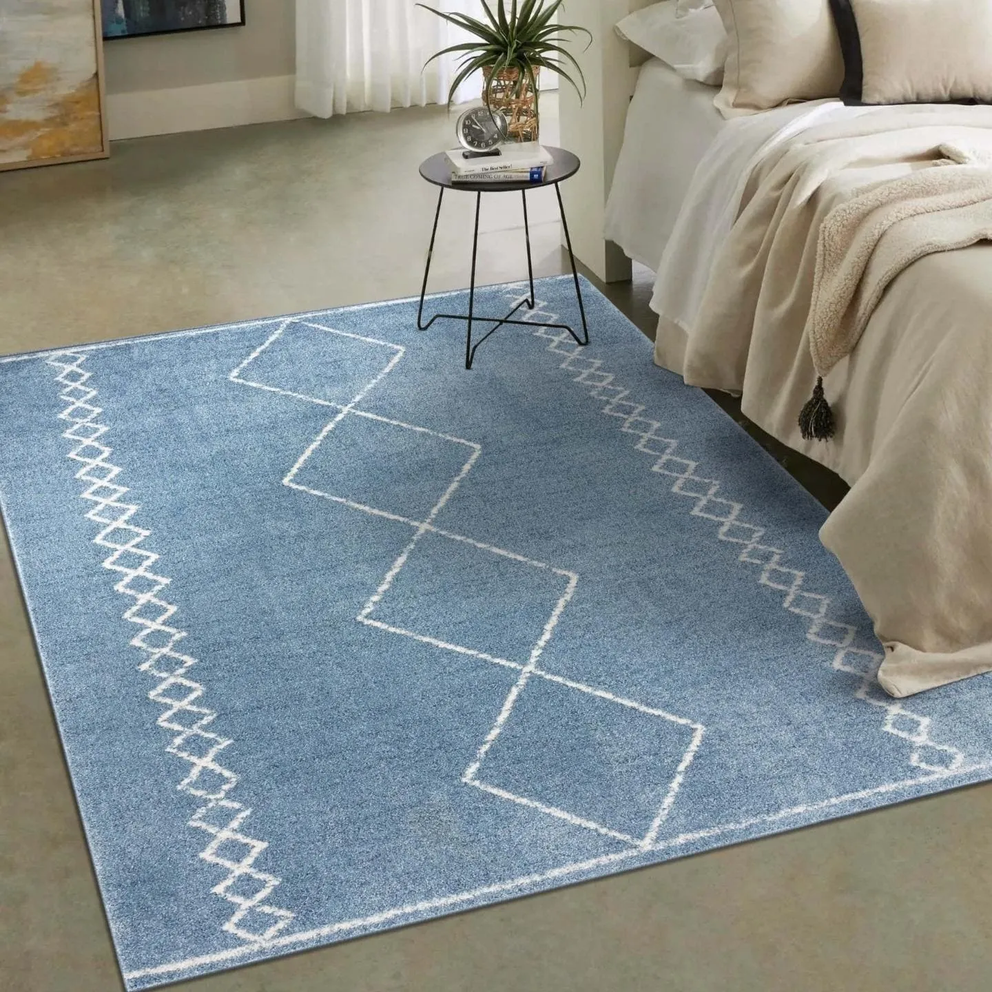 Luxe Weavers Boho Moroccan Geometric Area Rug