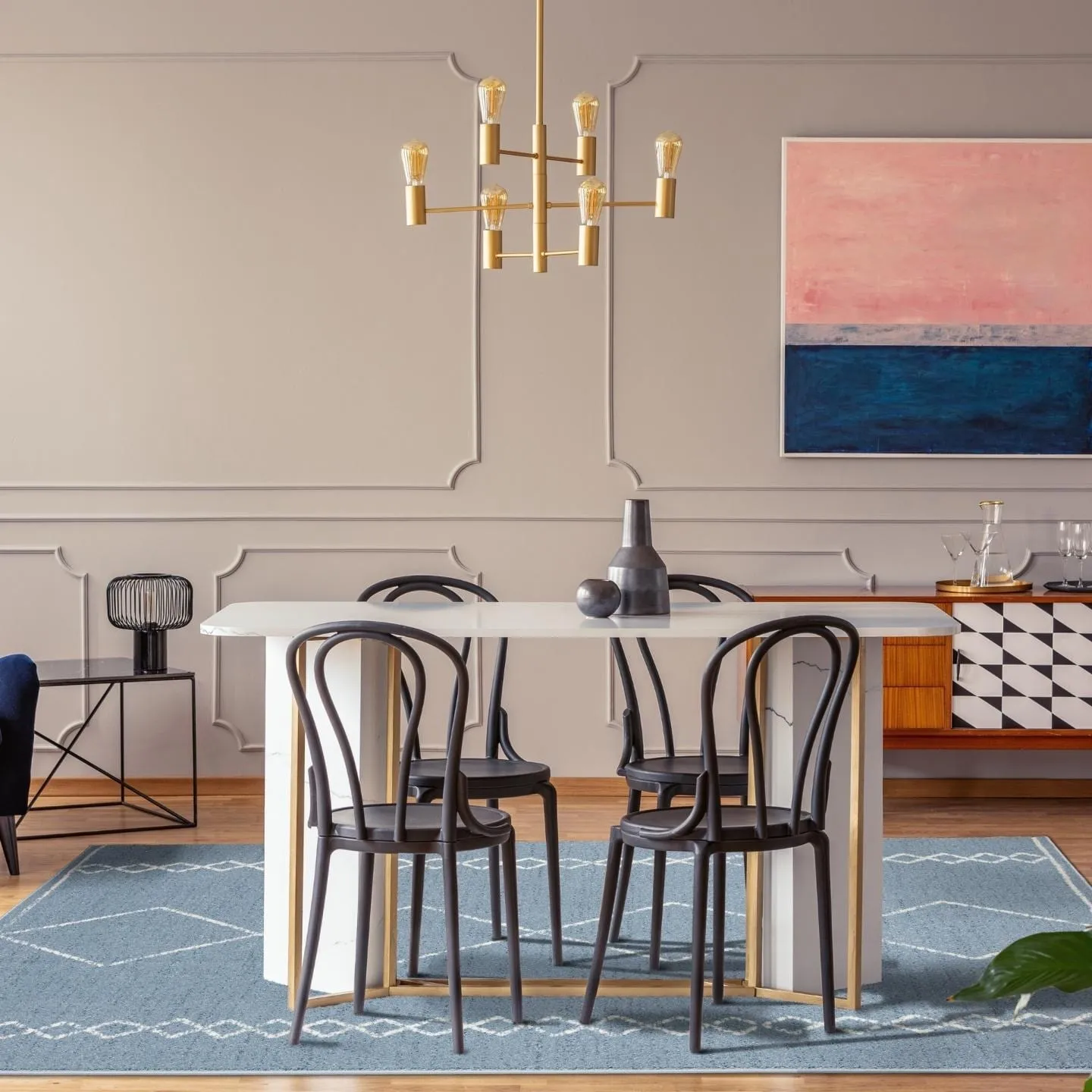 Luxe Weavers Boho Moroccan Geometric Area Rug