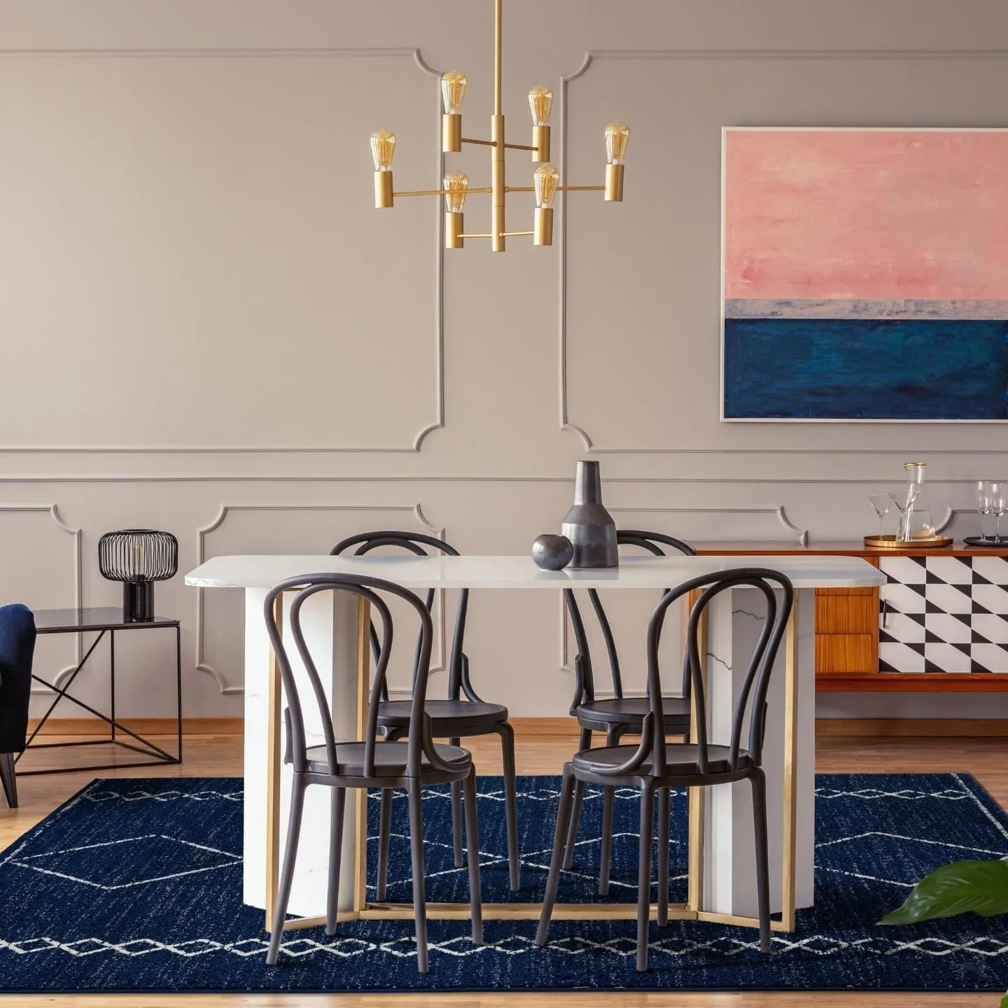 Luxe Weavers Boho Moroccan Geometric Area Rug