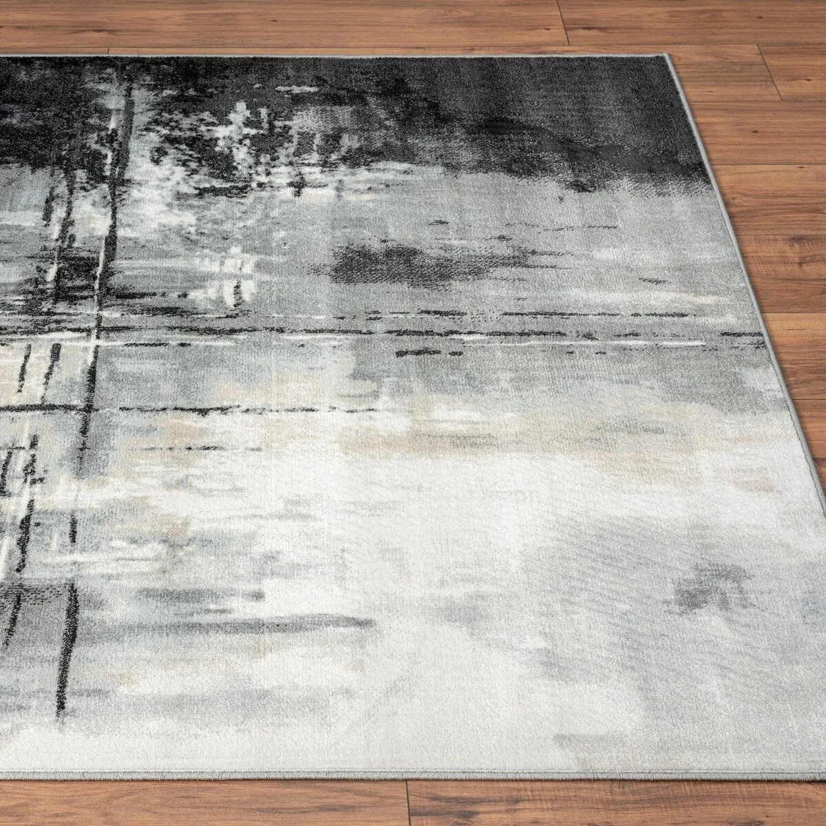 Luxe Weavers Distressed Modern Abstract Area Rug. Indoor Carpet